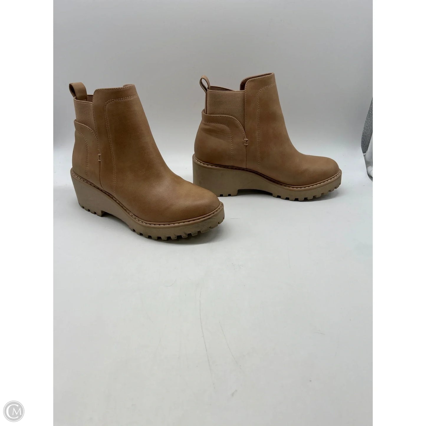 Boots Ankle Heels By Dolce Vita In Tan, Size: 6