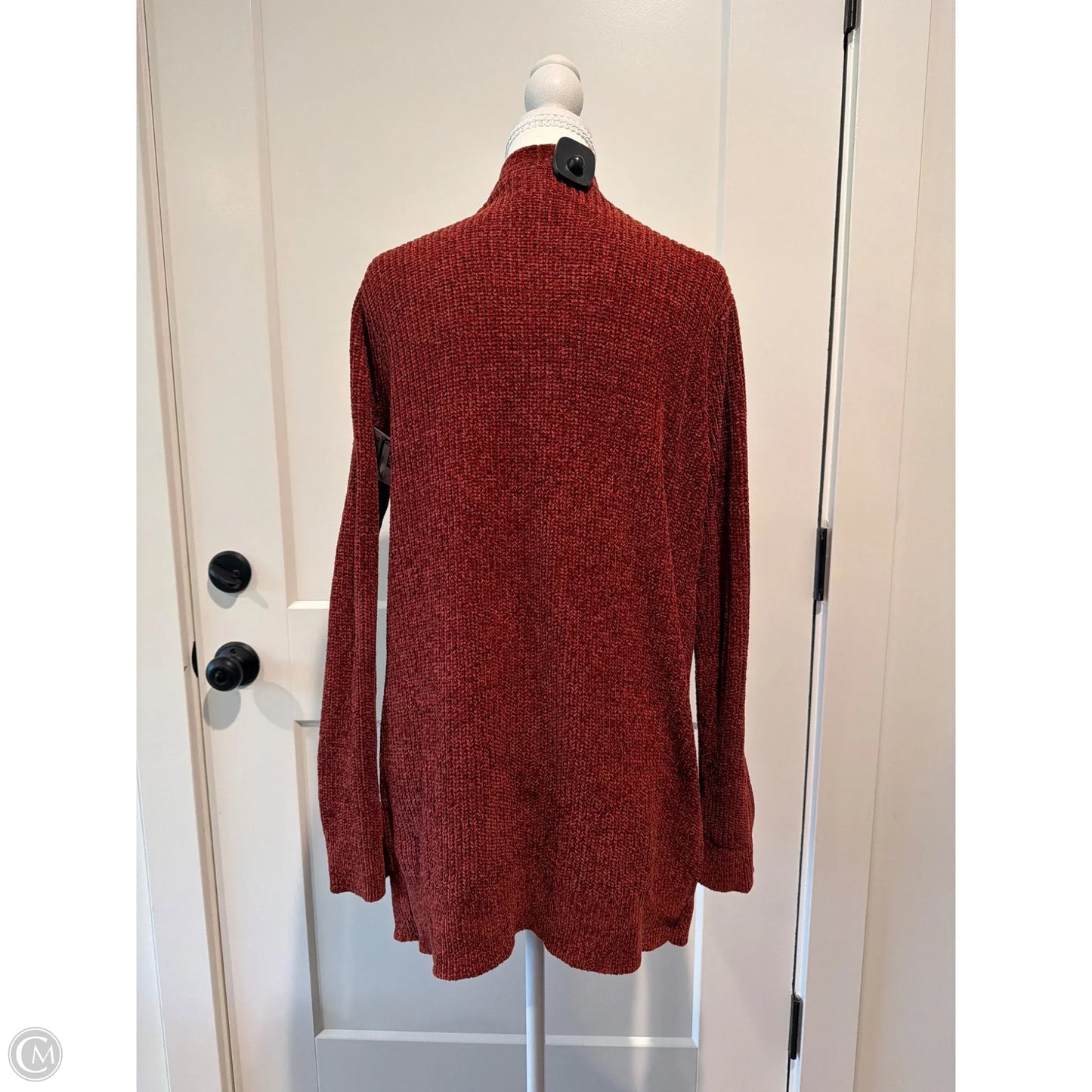 Sweater Cardigan By Matty M In Red, Size: L