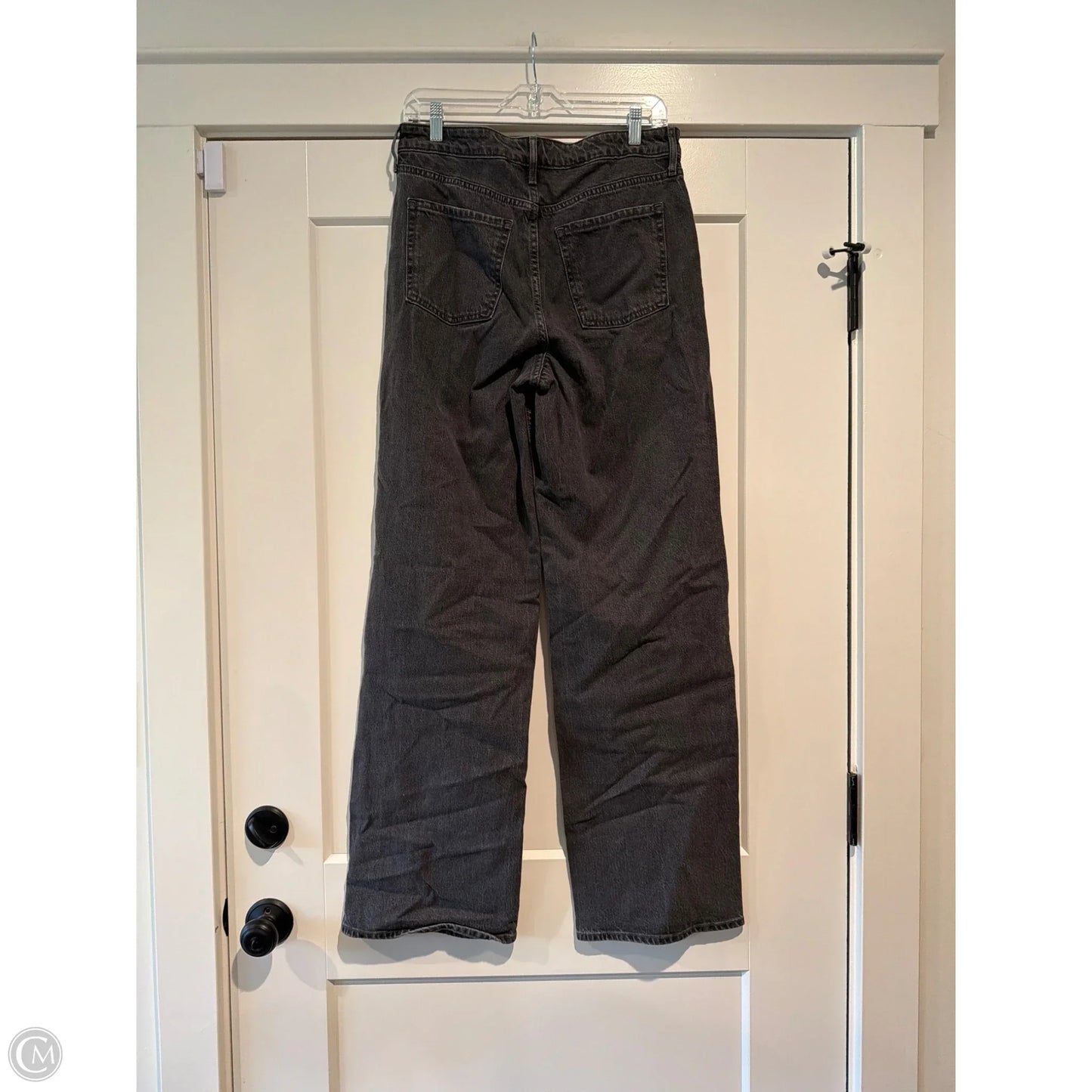 Jeans Wide Leg By Old Navy In Black Denim, Size: 6l