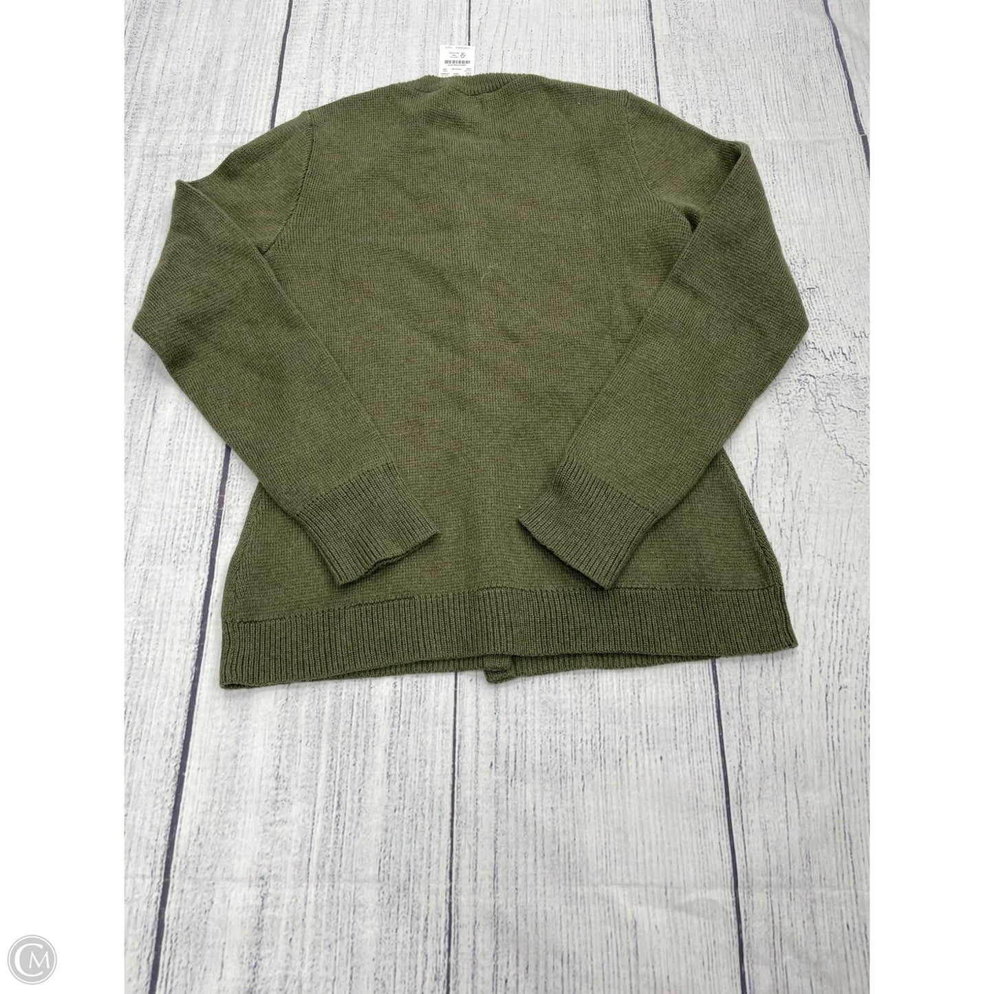 Sweater Cardigan By J. Crew In Green, Size: Xs