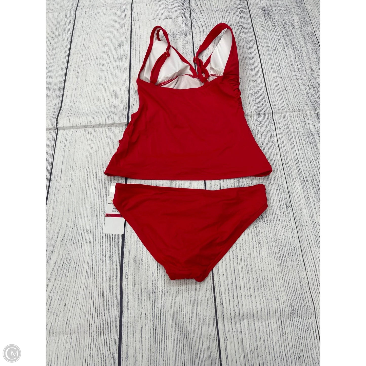 Swimsuit 2pc By Michael By Michael Kors In Red, Size: Xs
