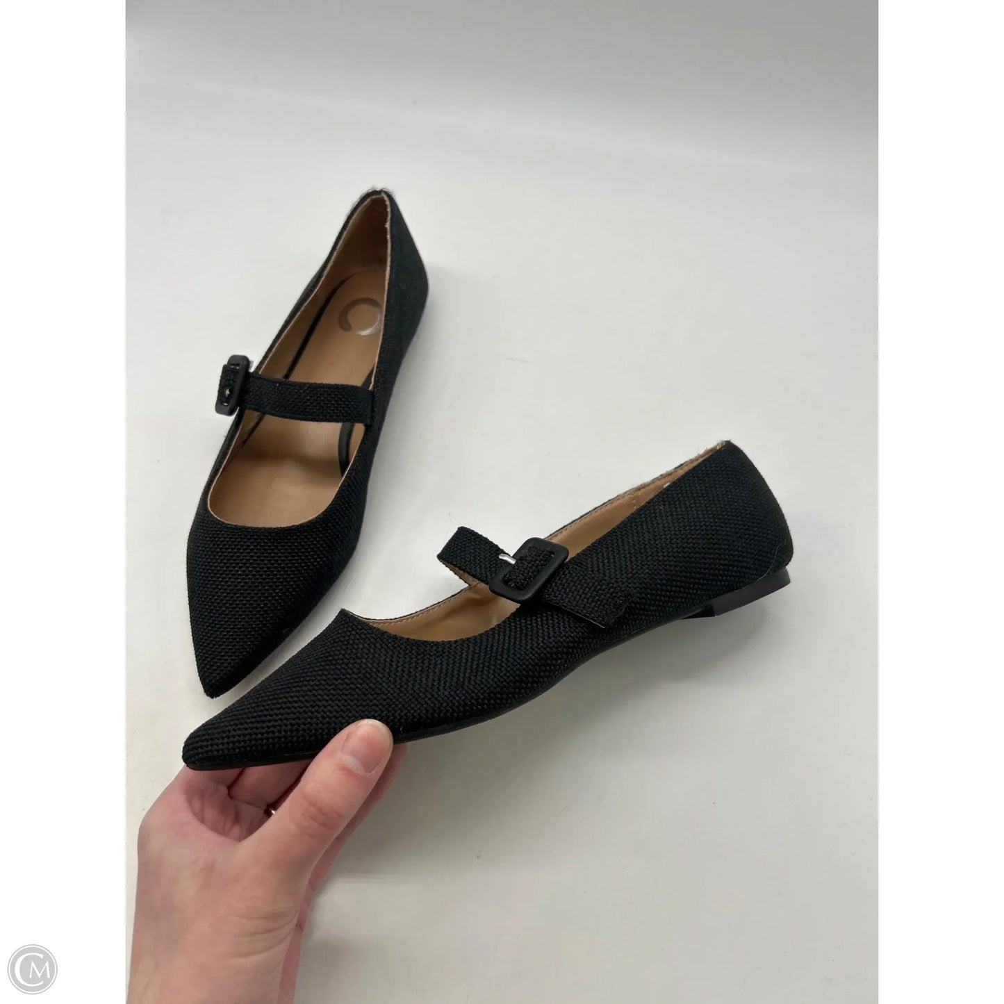 Shoes Flats By Clothes Mentor In Black, Size: 7