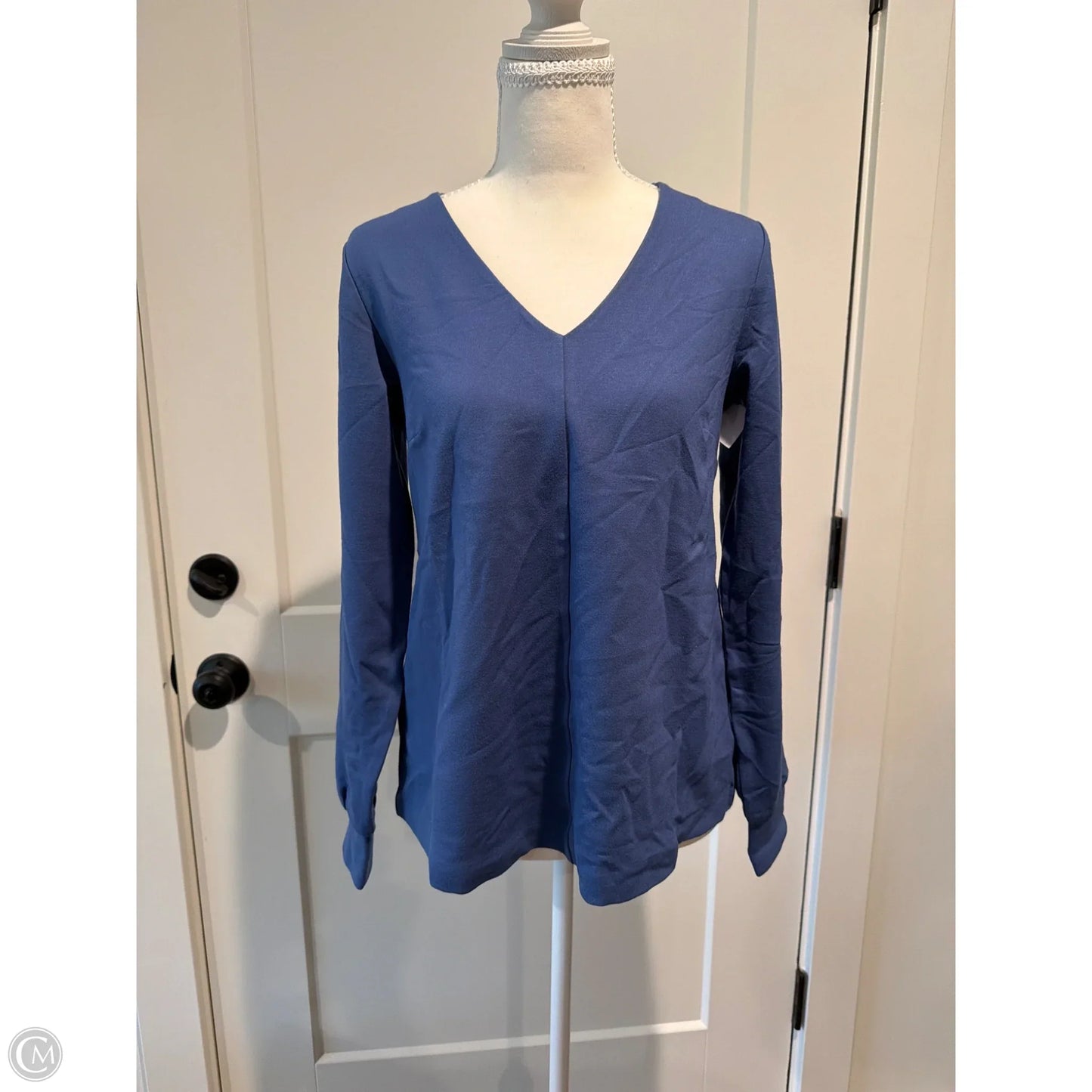 Top Long Sleeve By Talbots In Blue, Size: Xs
