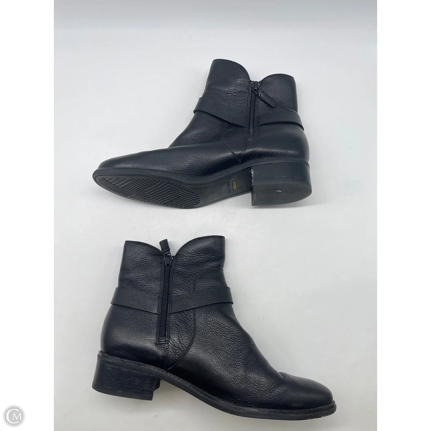 Boots Ankle Flats By Cole-haan In Black, Size: 10