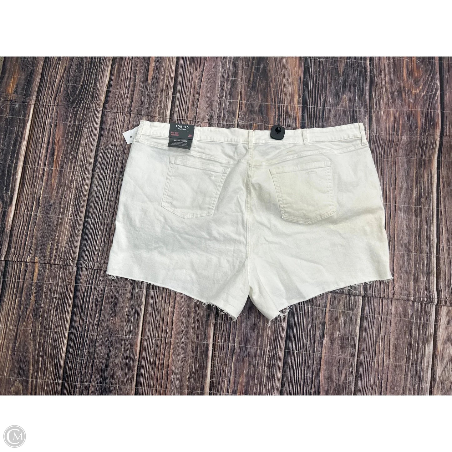 Shorts By Torrid In White Denim, Size: 30