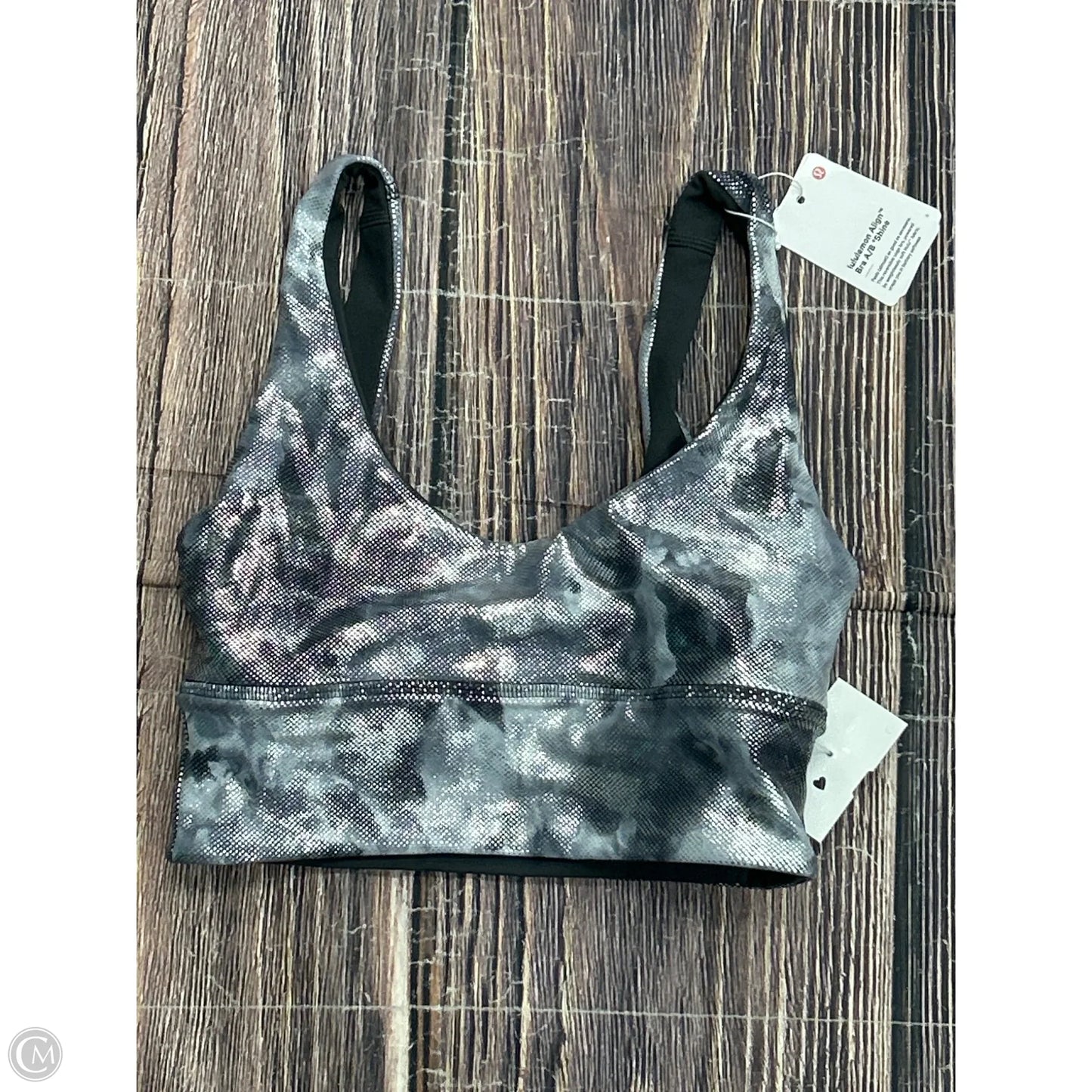 Athletic Bra By Lululemon In Snakeskin Print, Size: 2