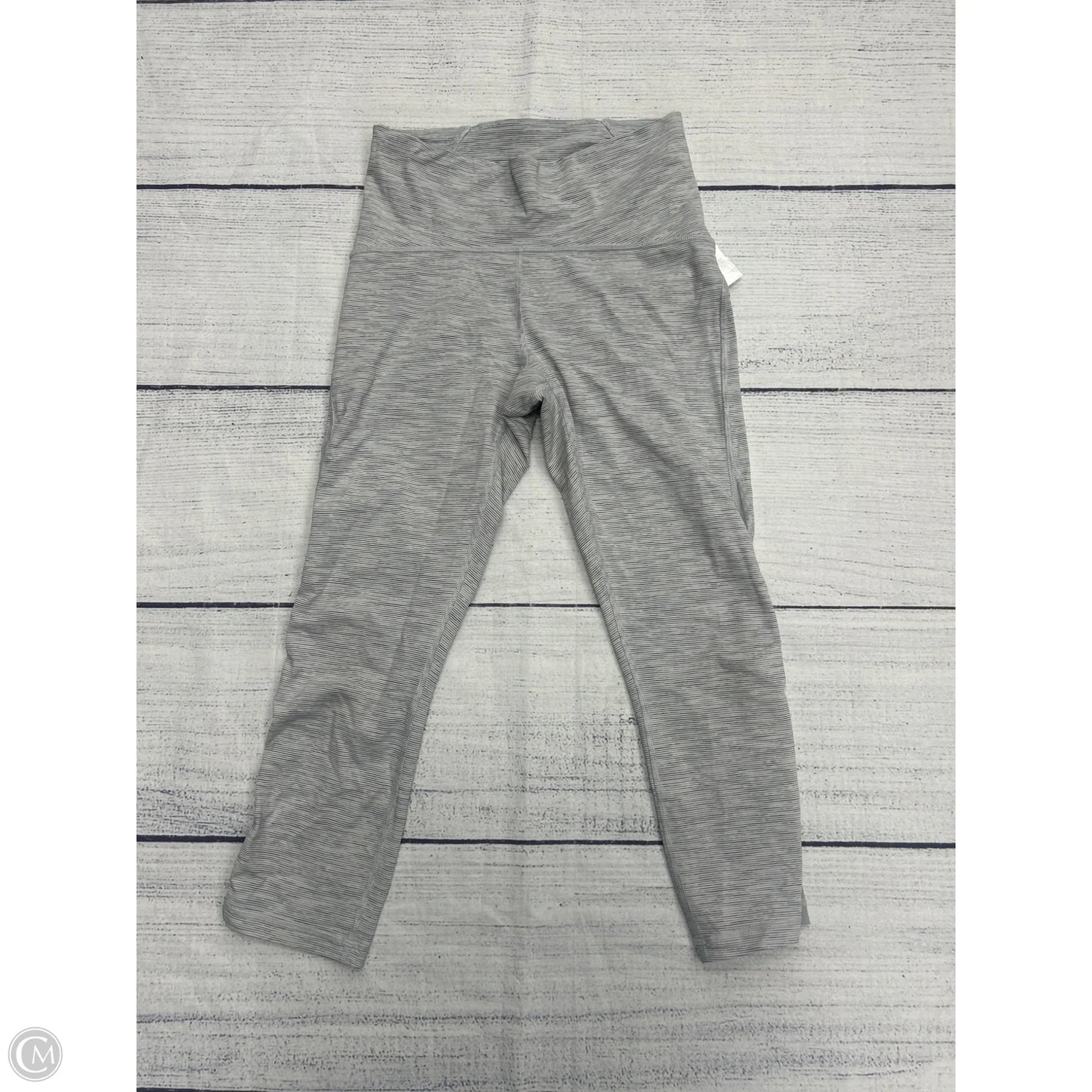 Athletic Leggings Capris By Lululemon In Grey, Size: 6