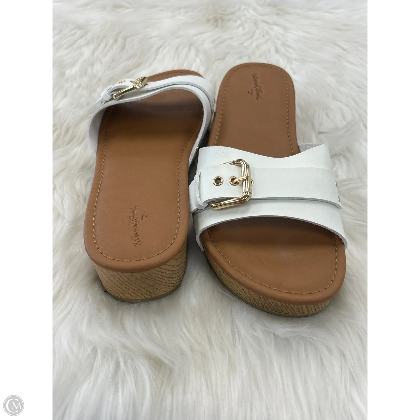 Sandals Flats By Universal Thread In White, Size: 9.5