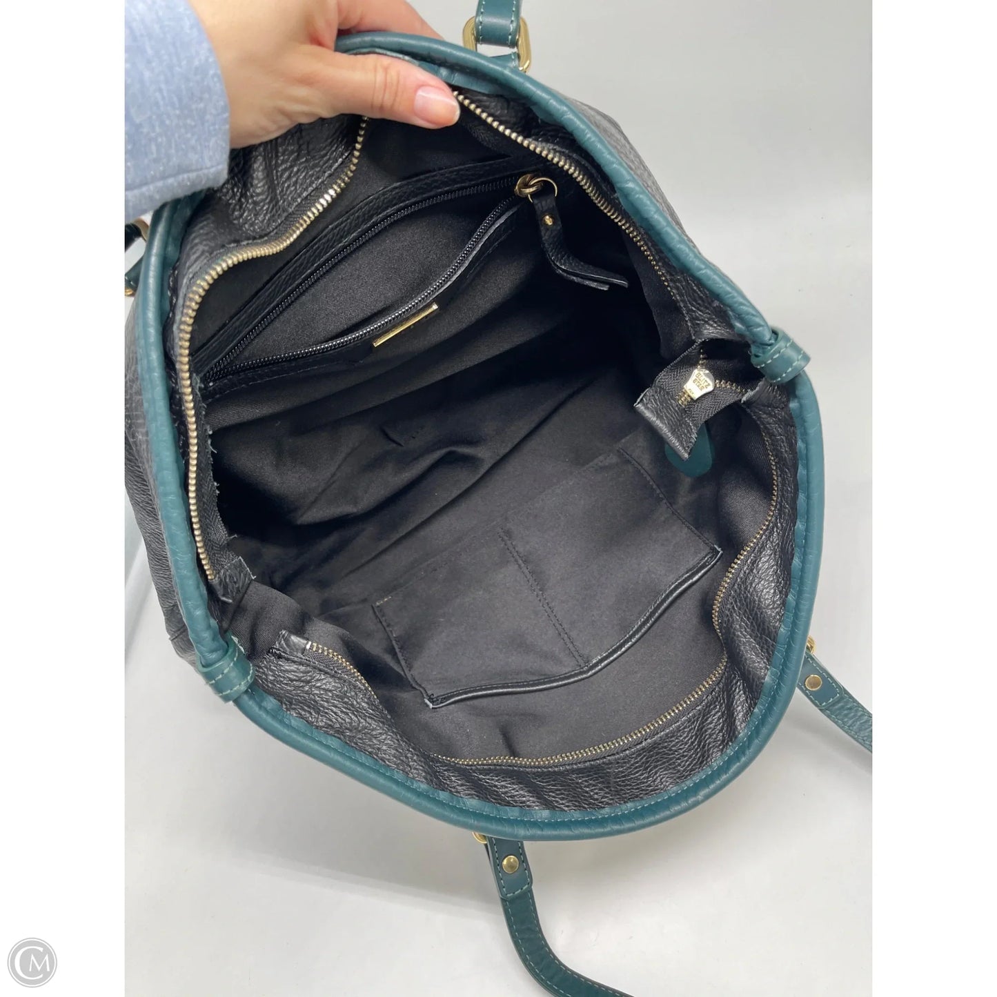 Handbag Leather By Cmb, Size: Large