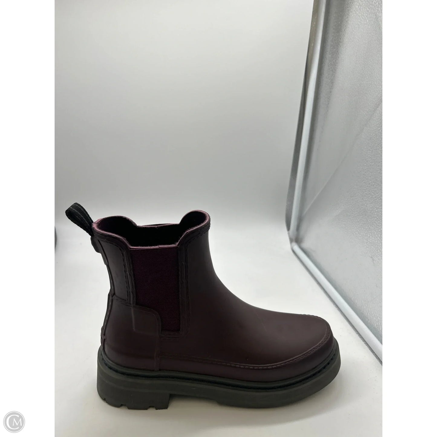 Boots Rain By Hunter In Purple, Size: 7