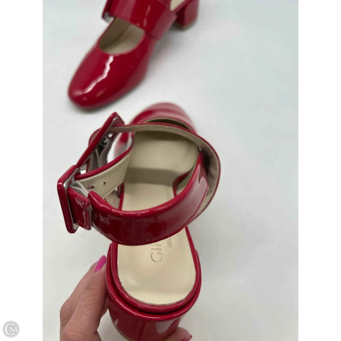 Shoes Heels Kitten By Cma In Red, Size: 10