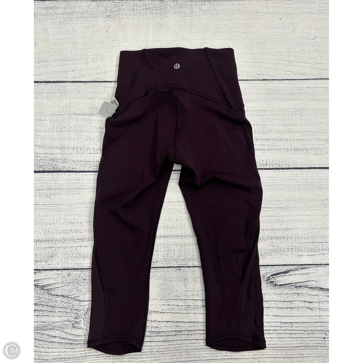 Athletic Leggings Capris By Lululemon In Purple, Size: 2