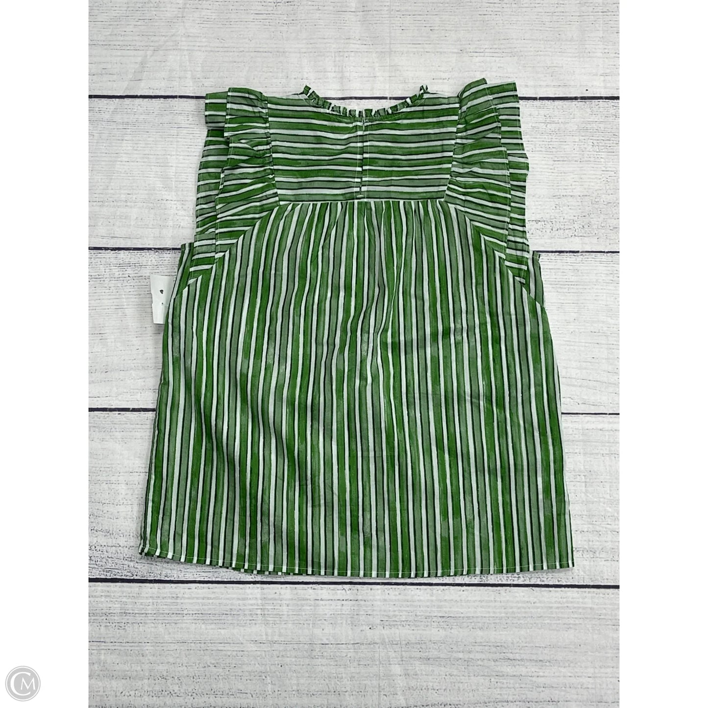 Top Sleeveless By Loft In Green, Size: Xs