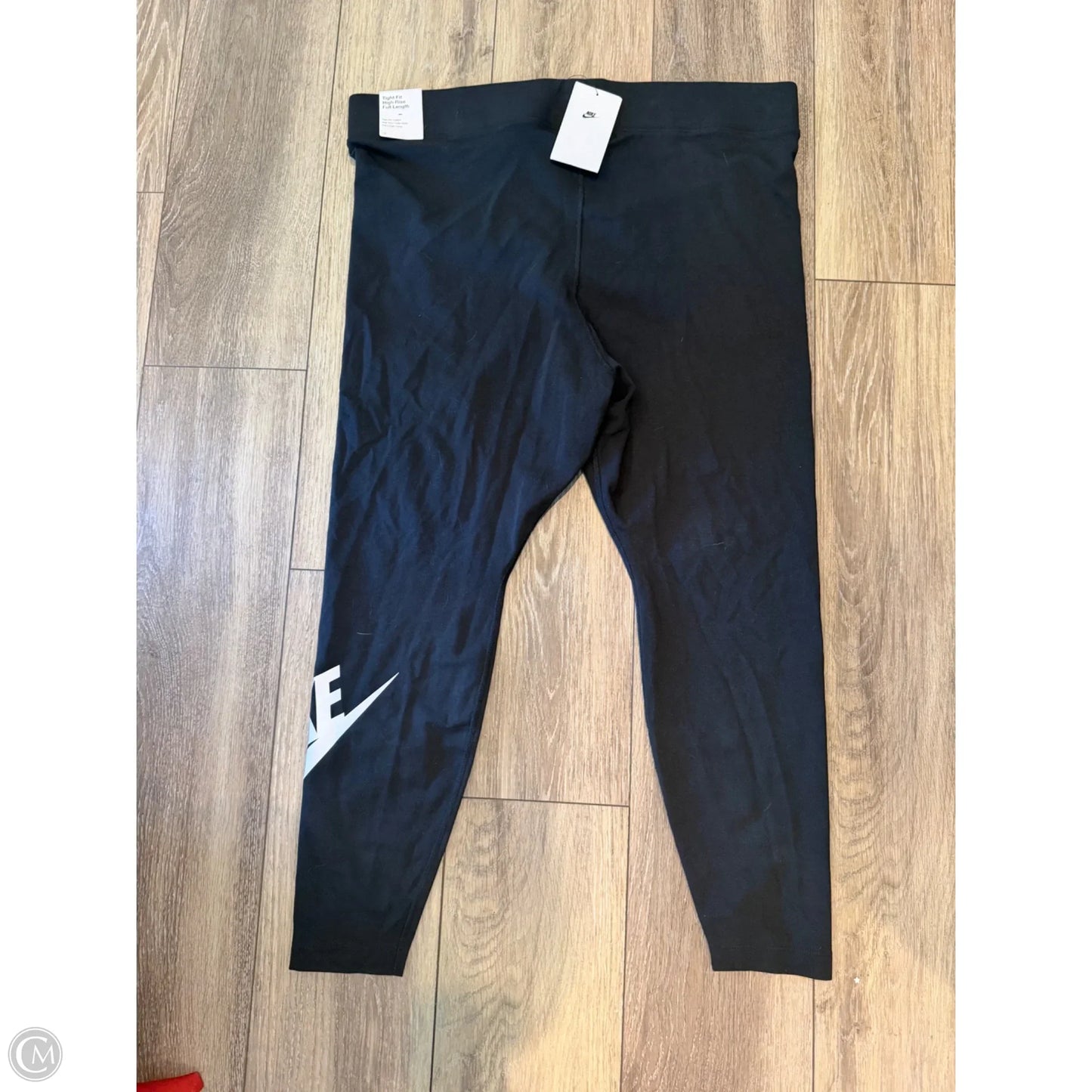Athletic Leggings By Nike In Black, Size: 2x