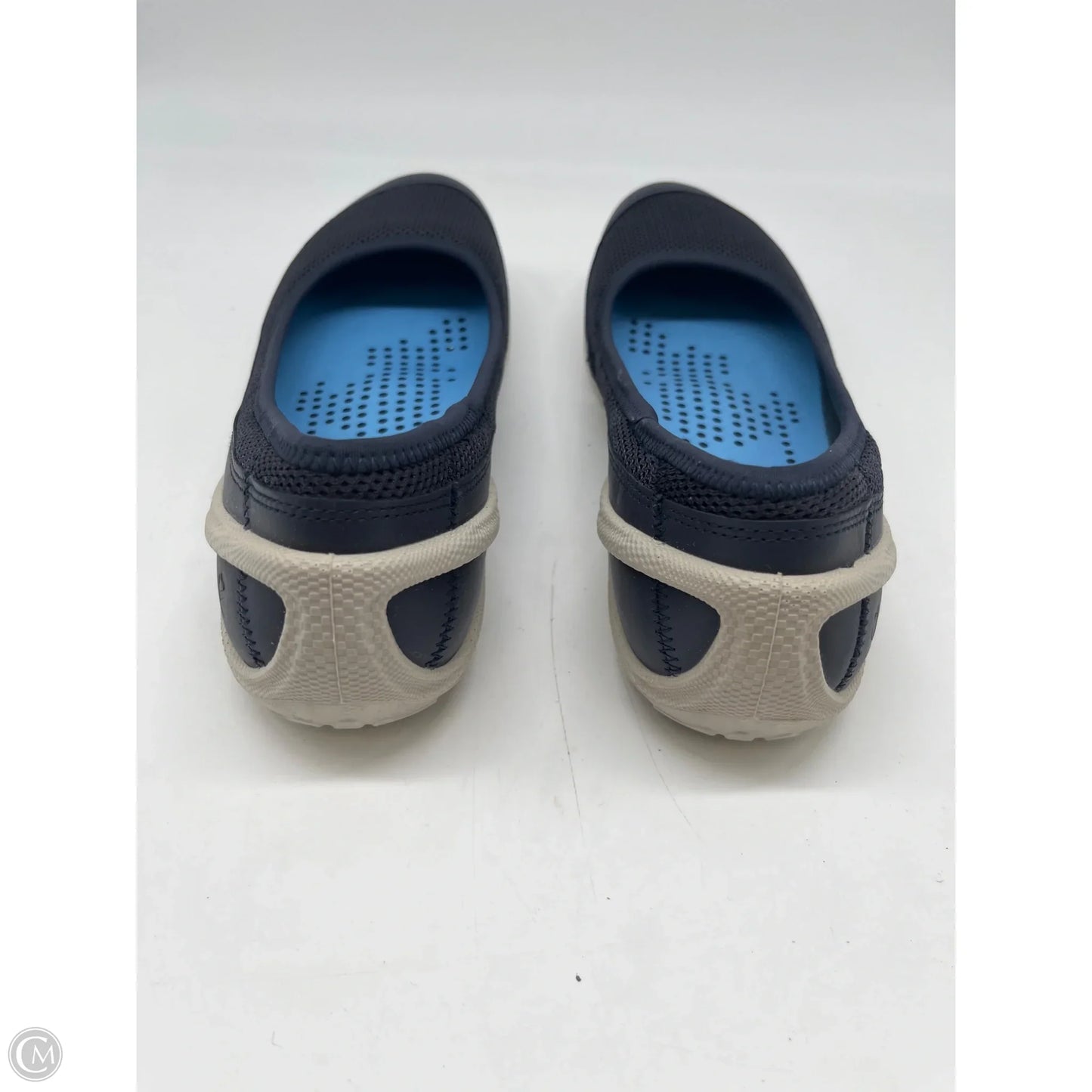 Shoes Flats By Ecco In Blue, Size: 10