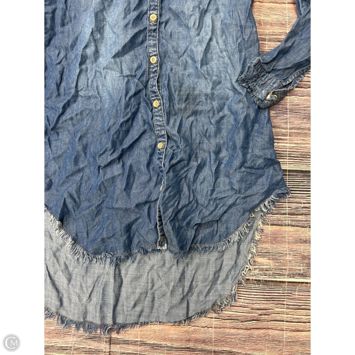 Dress Casual Short By Cloth & Stone In Blue Denim, Size: Sp