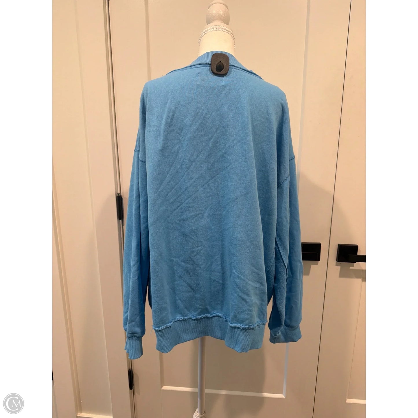 Sweatshirt Crewneck By Simply Southern In Blue, Size: 1x