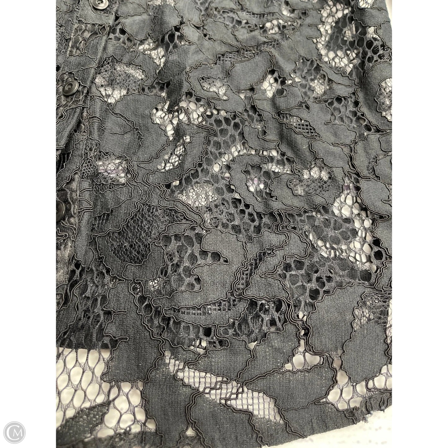 Top Long Sleeve Designer By Diane Von Furstenberg In Black, Size: 14