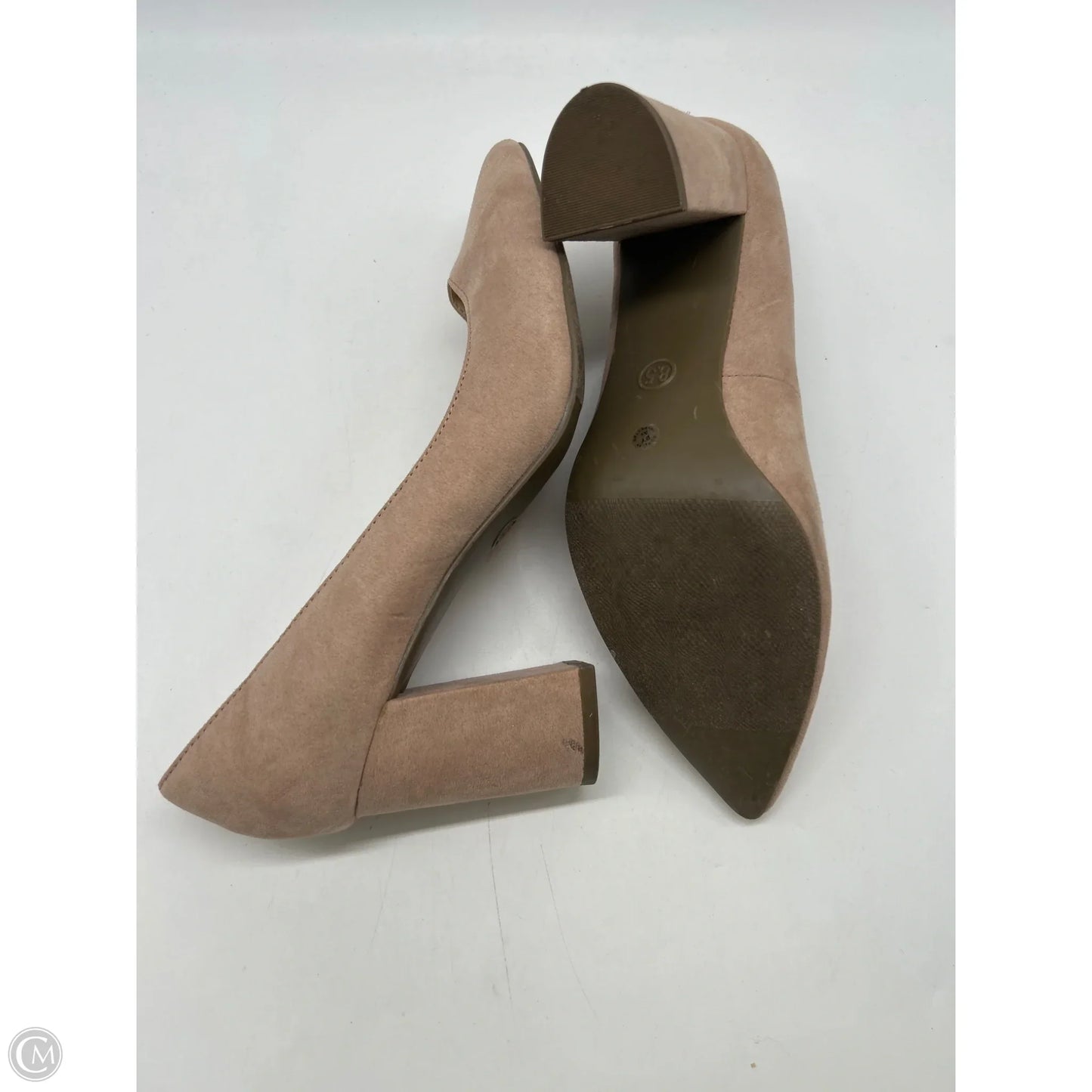 Shoes Heels Block By Liz Claiborne In Tan, Size: 8.5