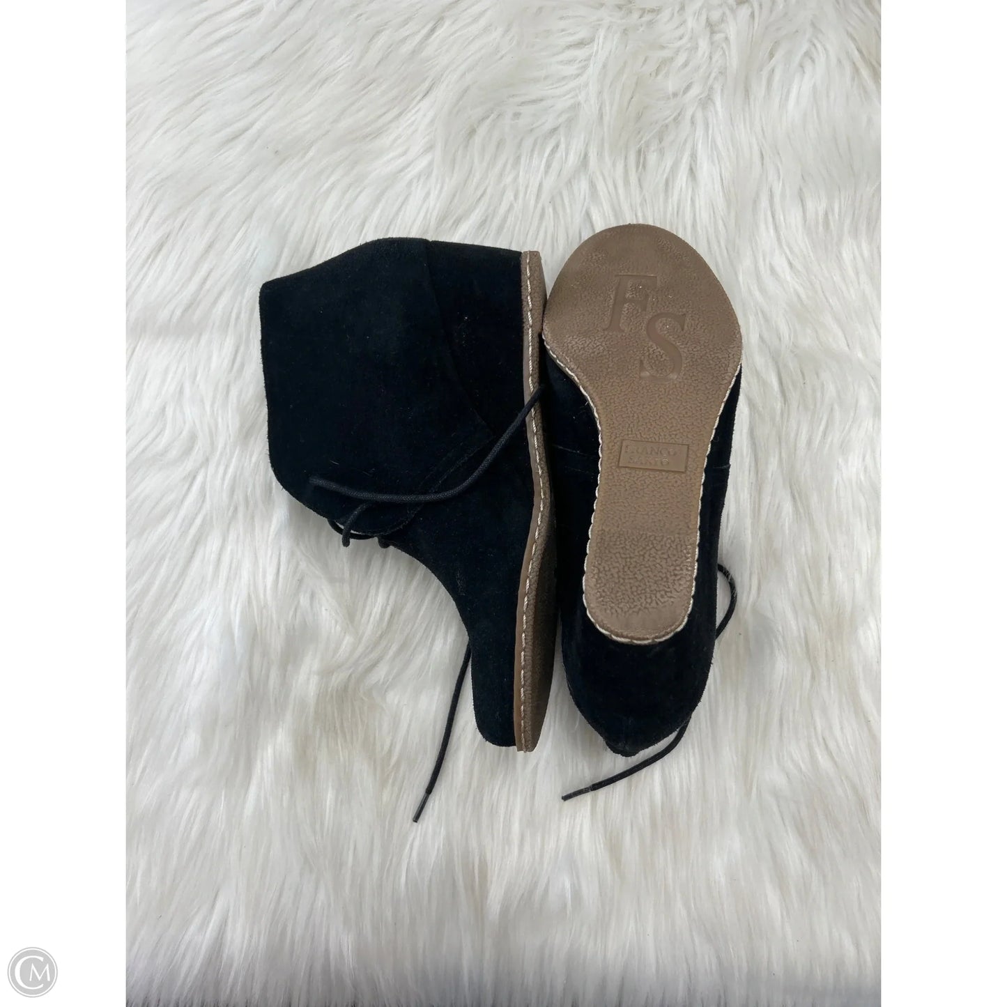 Boots Ankle Heels By Franco Sarto In Black, Size: 8.5