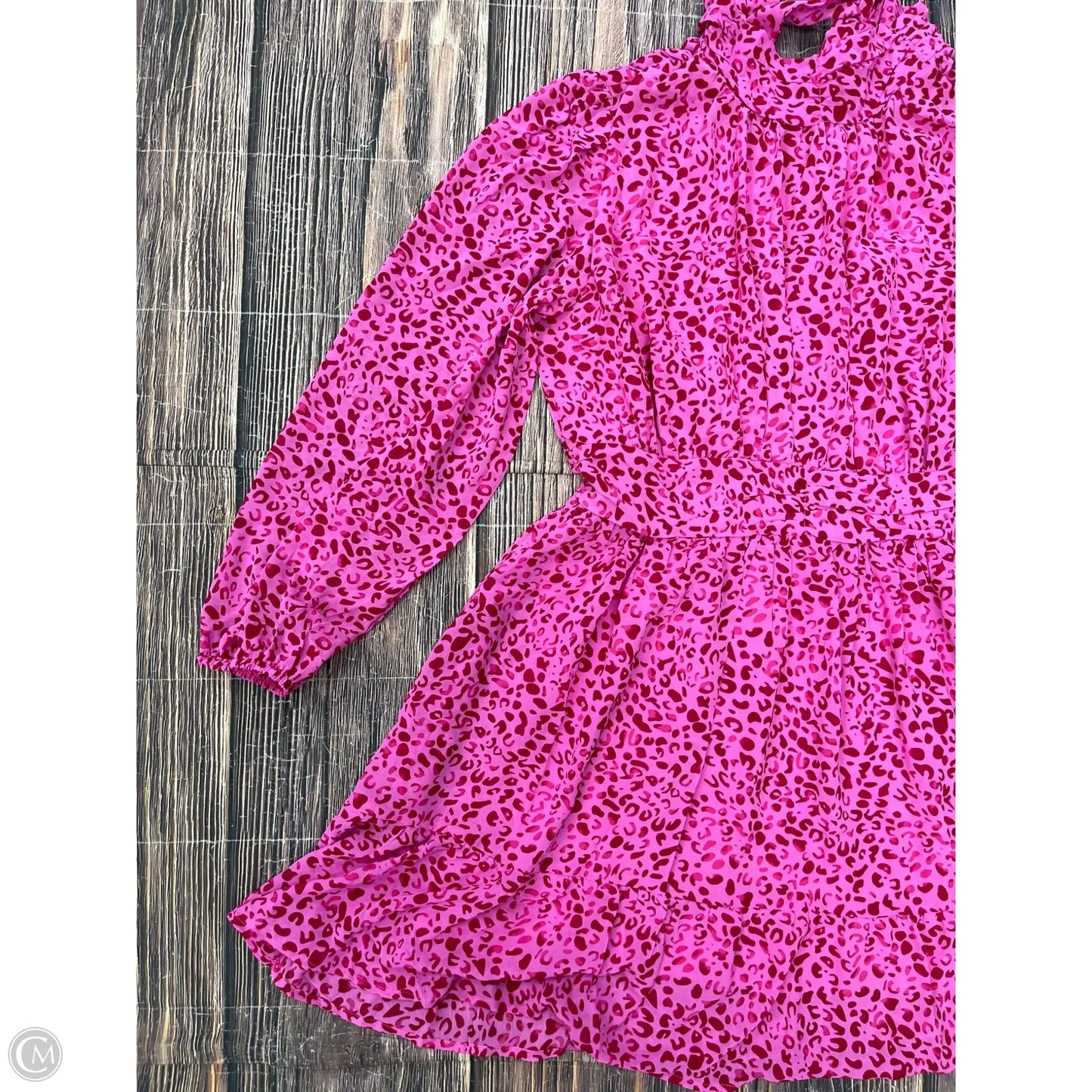 Dress Casual Short By Clothes Mentor In Pink, Size: L