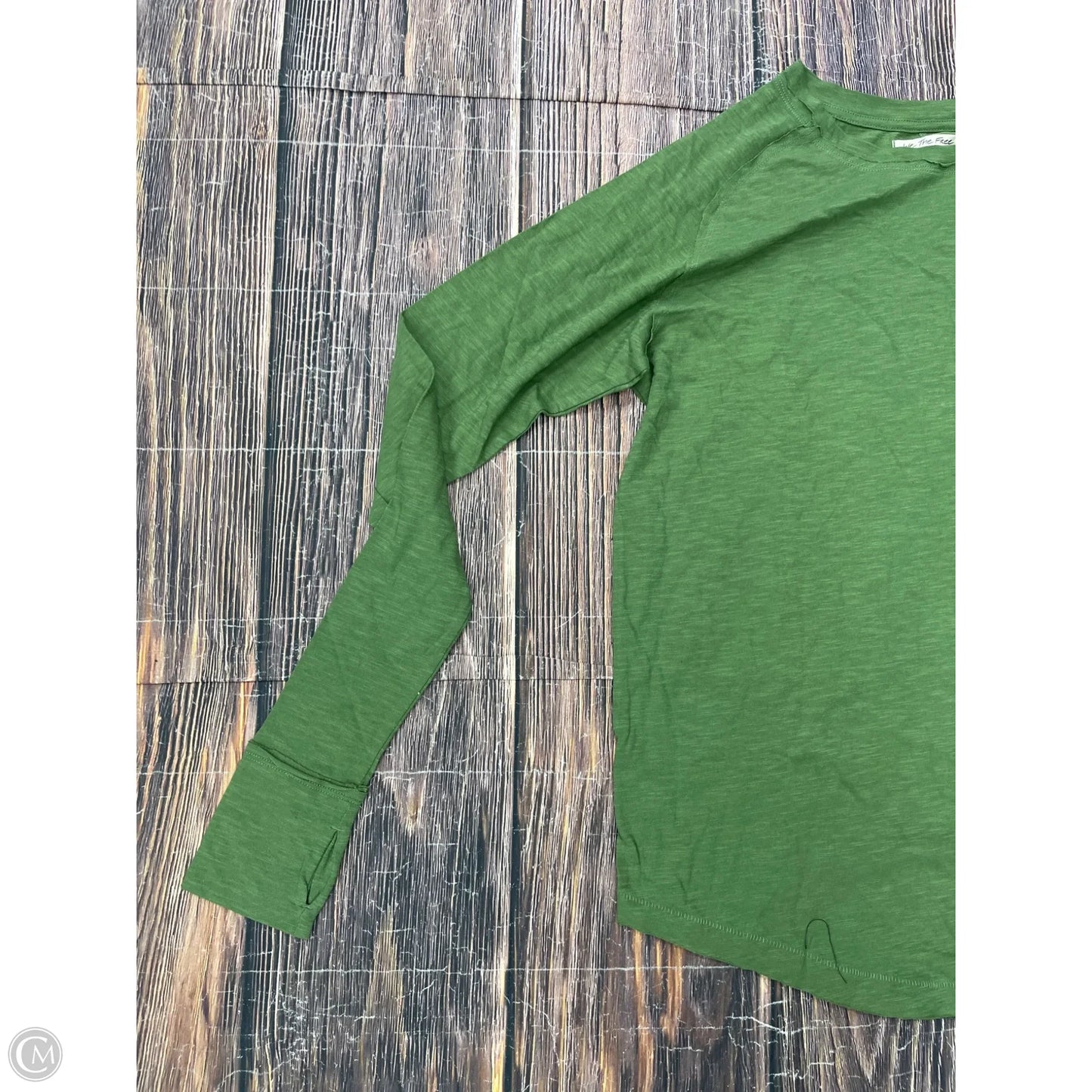 Top Long Sleeve By We The Free In Green, Size: S