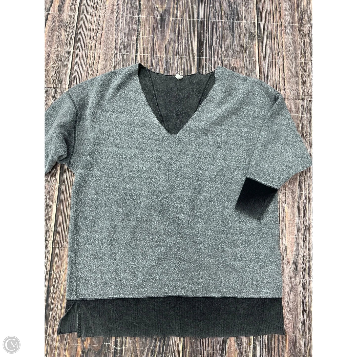 Sweatshirt Crewneck By Free People In Grey, Size: Xs