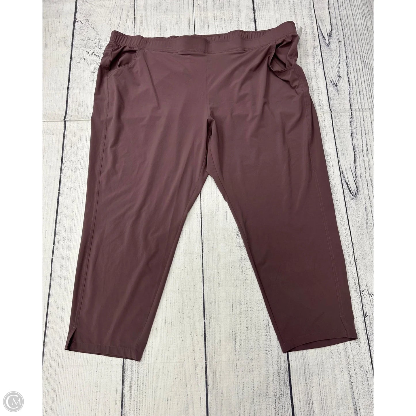 Athletic Pants By Eddie Bauer In Purple, Size: 3x
