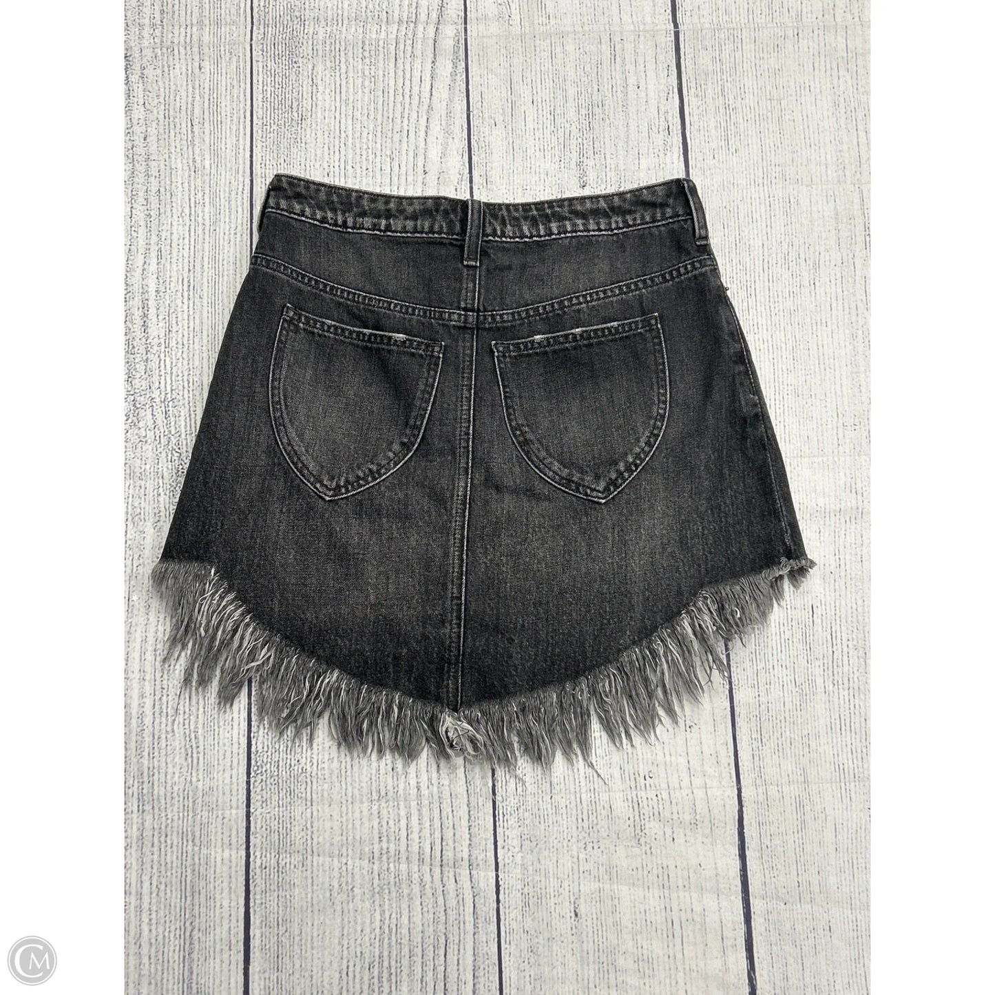 Skirt Mini & Short By We The Free In Black Denim, Size: 4