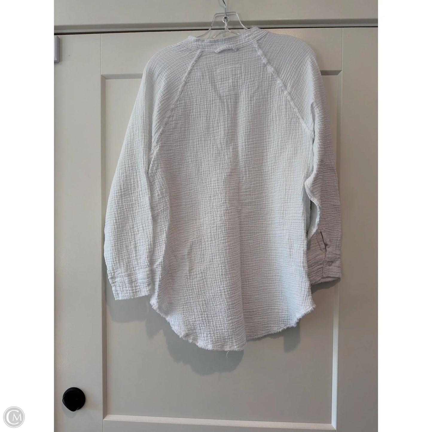 Top Long Sleeve By Aerie In White, Size: Xs