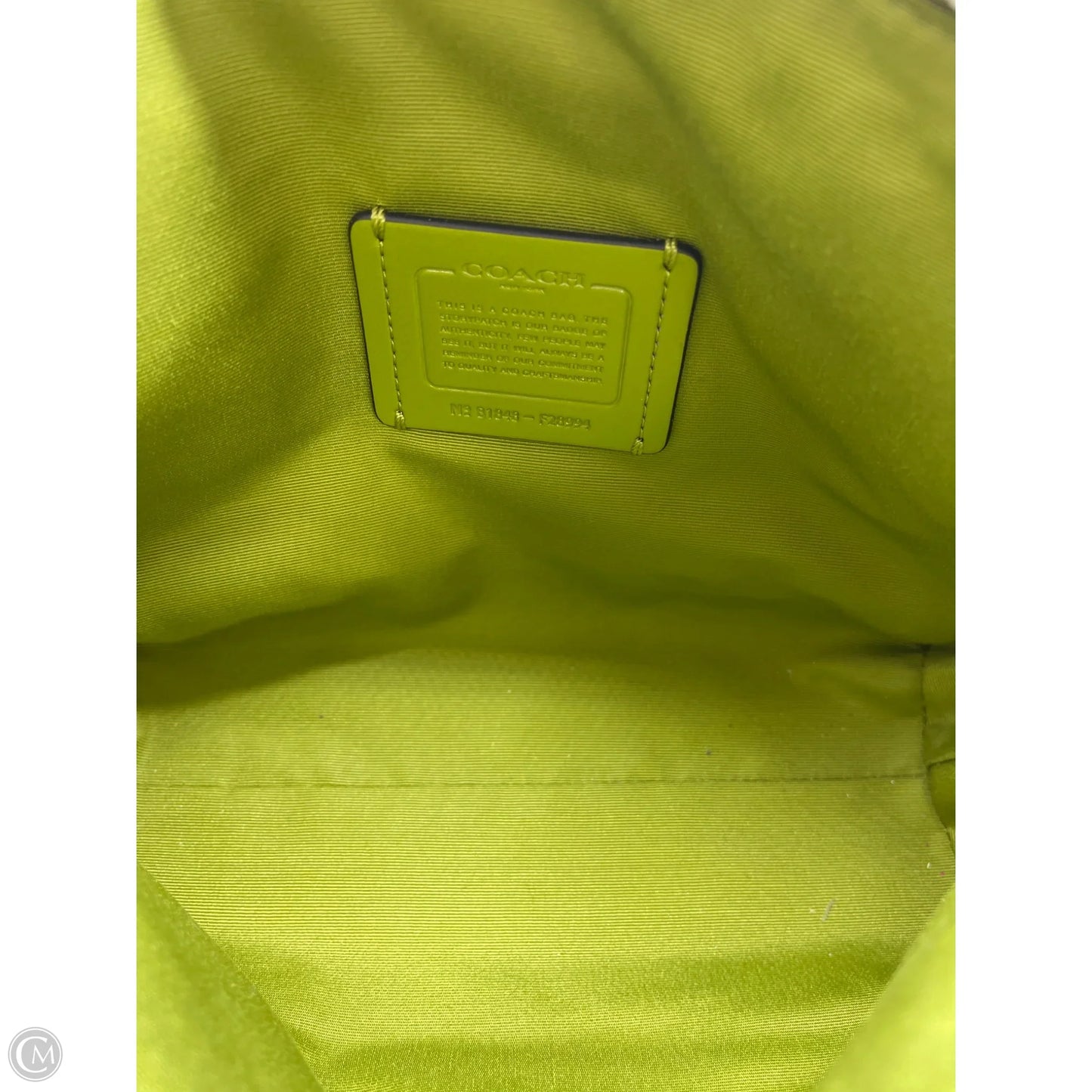 Crossbody Designer By Coach, Size: Small