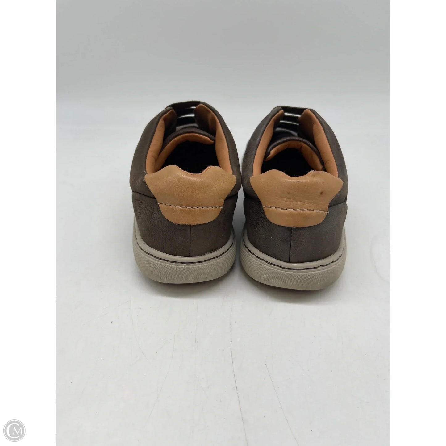 Shoes Sneakers By Clarks In Green, Size: 7