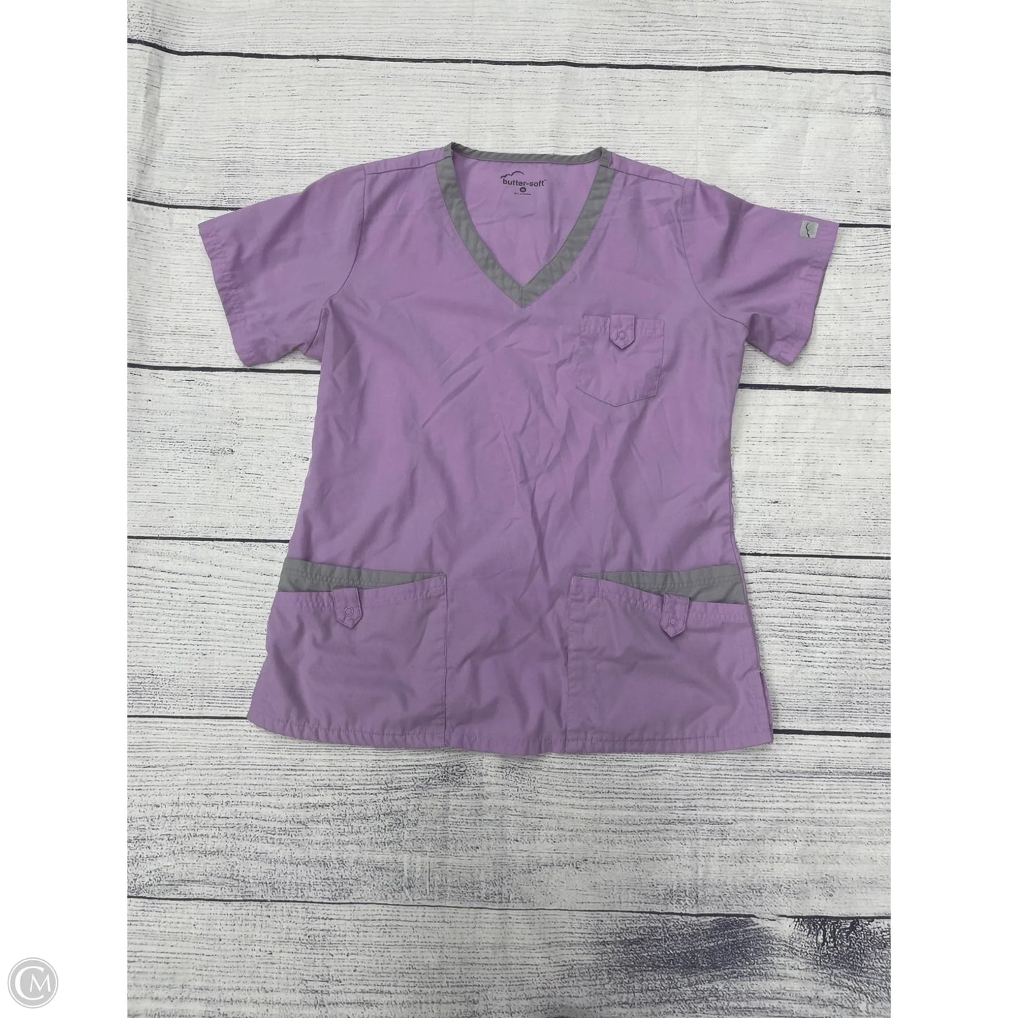 Top Short Sleeve By Clothes Mentor In Purple, Size: M