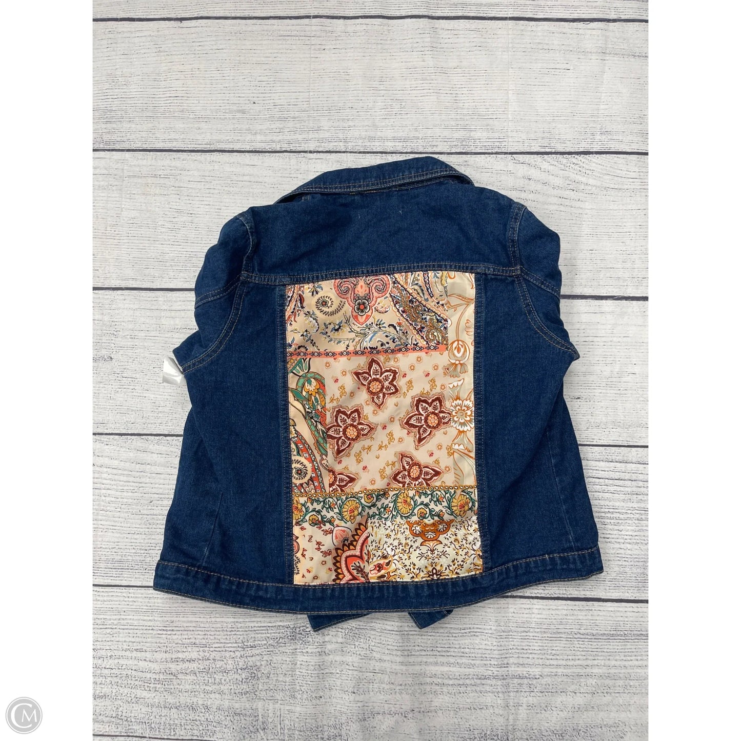 Jacket Denim By Cmb In Blue Denim, Size: M