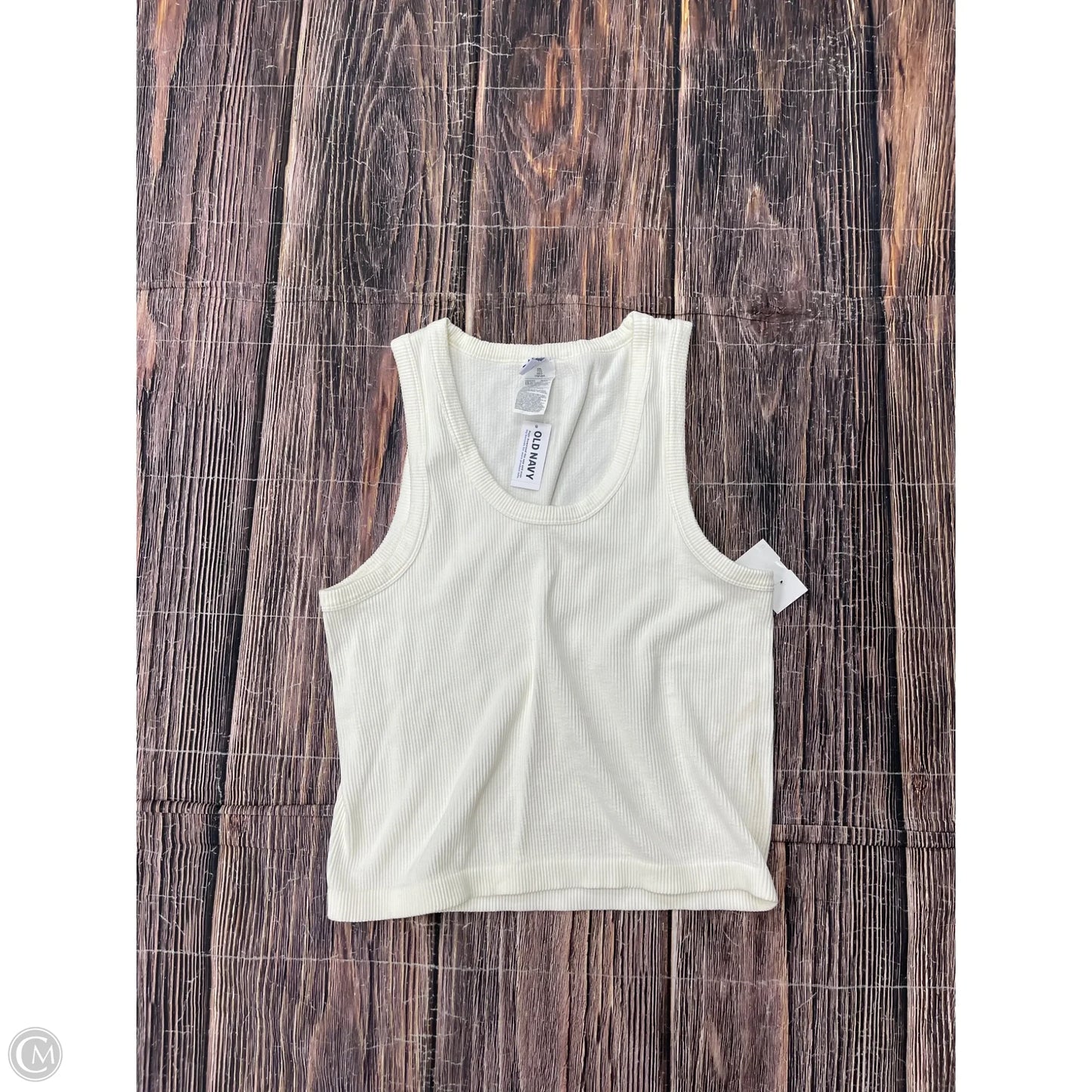 Tank Top By Old Navy In White, Size: 1x