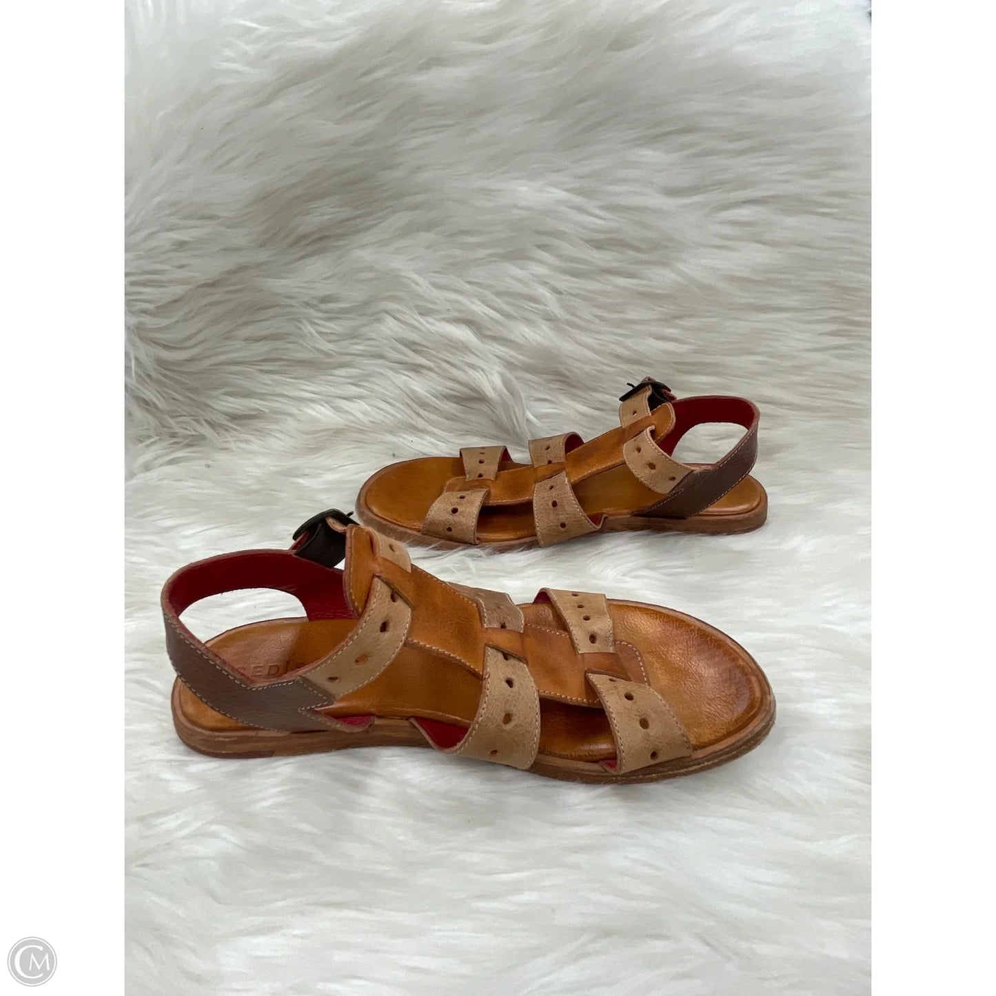 Sandals Flats By Bed Stu In Tan, Size: 9.5