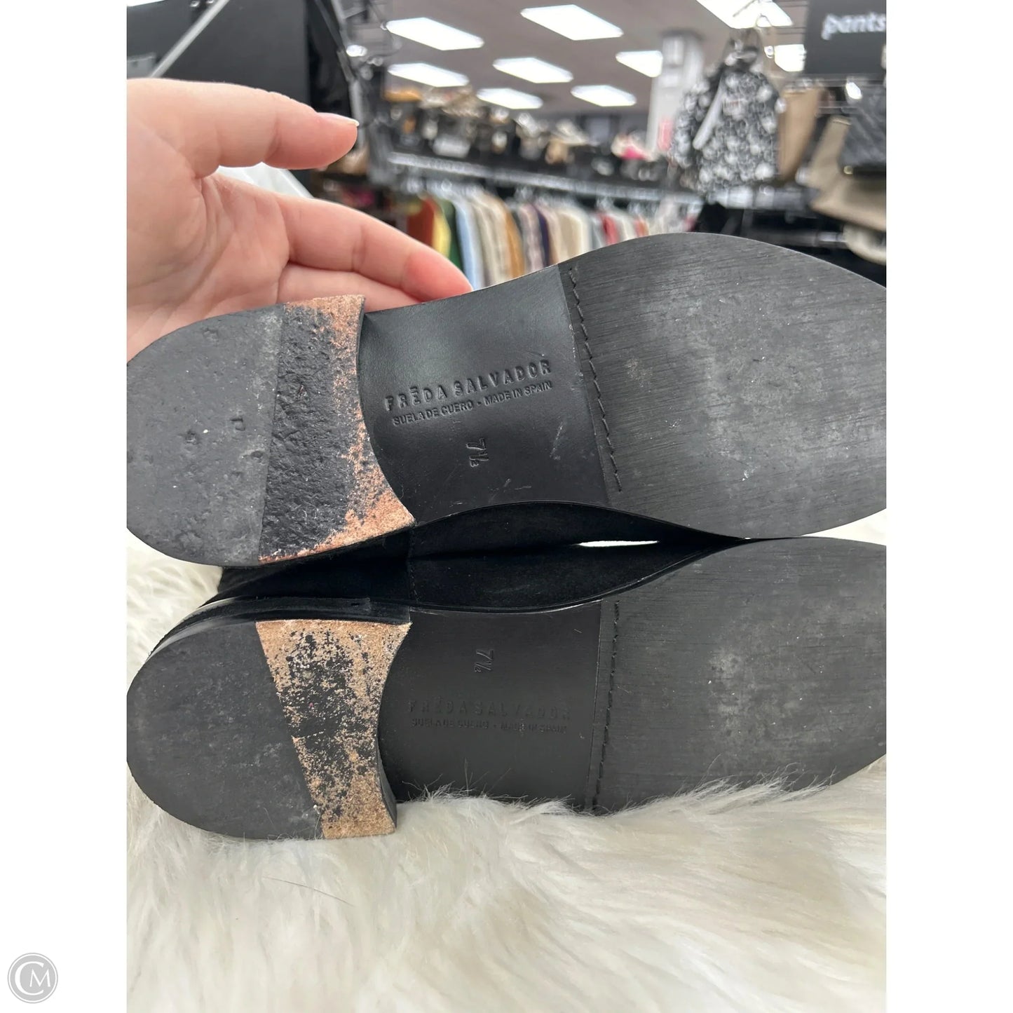 Boots Ankle Flats By Cmb In Black, Size: 7.5