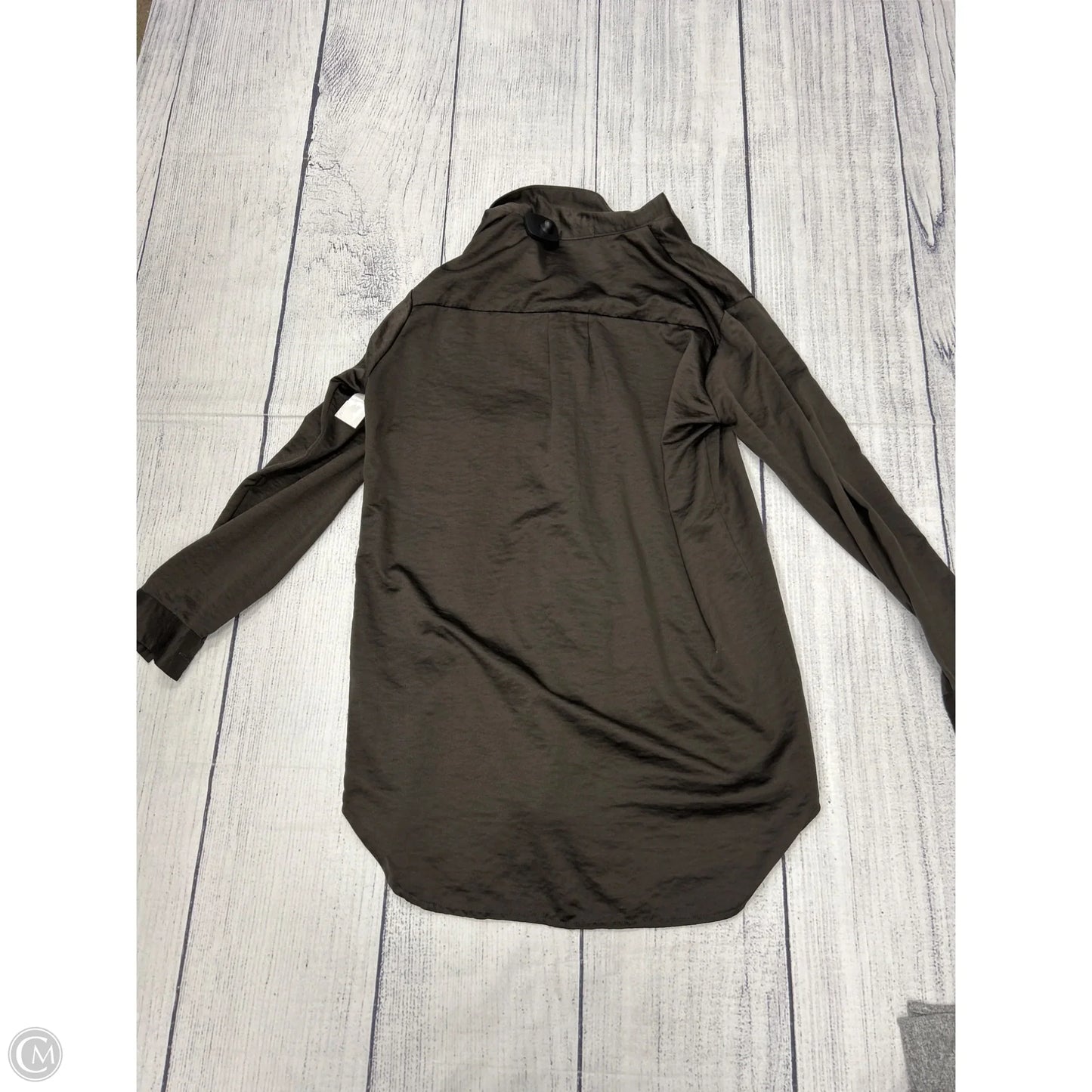 Top Long Sleeve By Nasty Gal In Brown, Size: 2