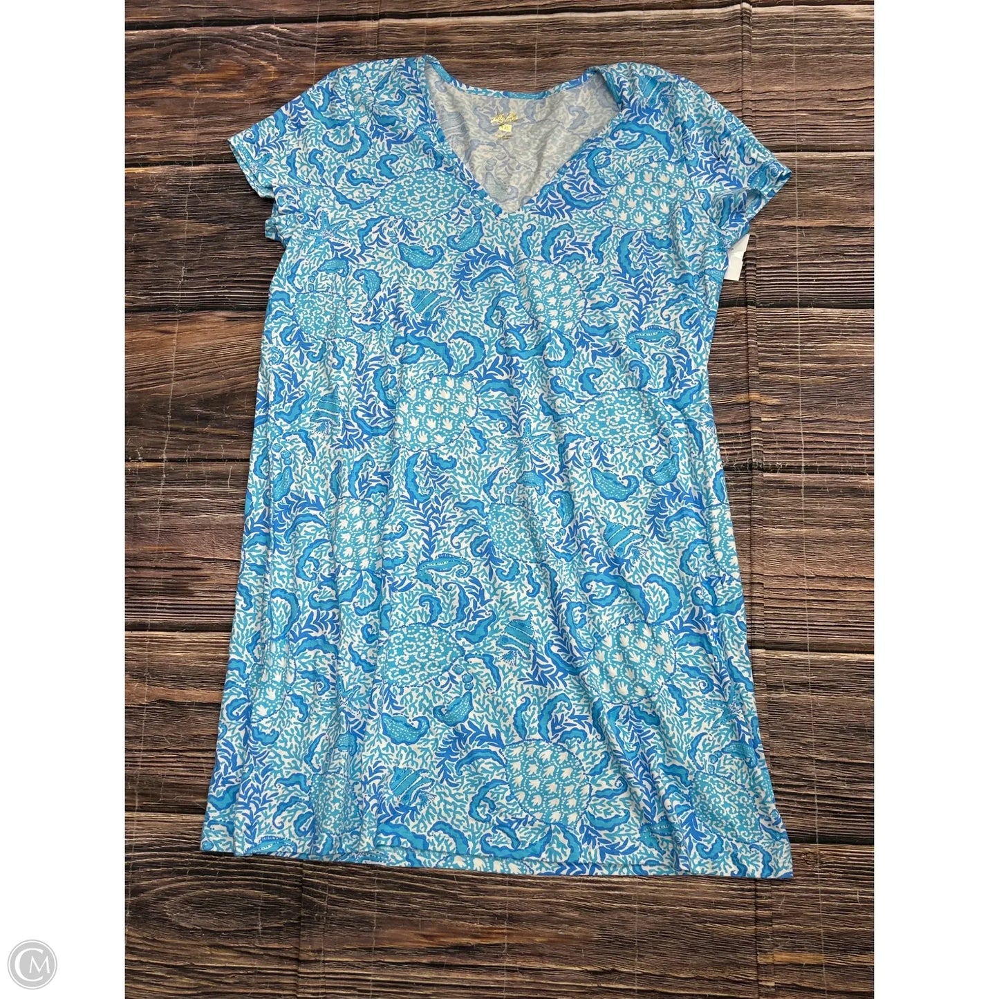 Dress Designer By Lilly Pulitzer In Blue, Size: 1x