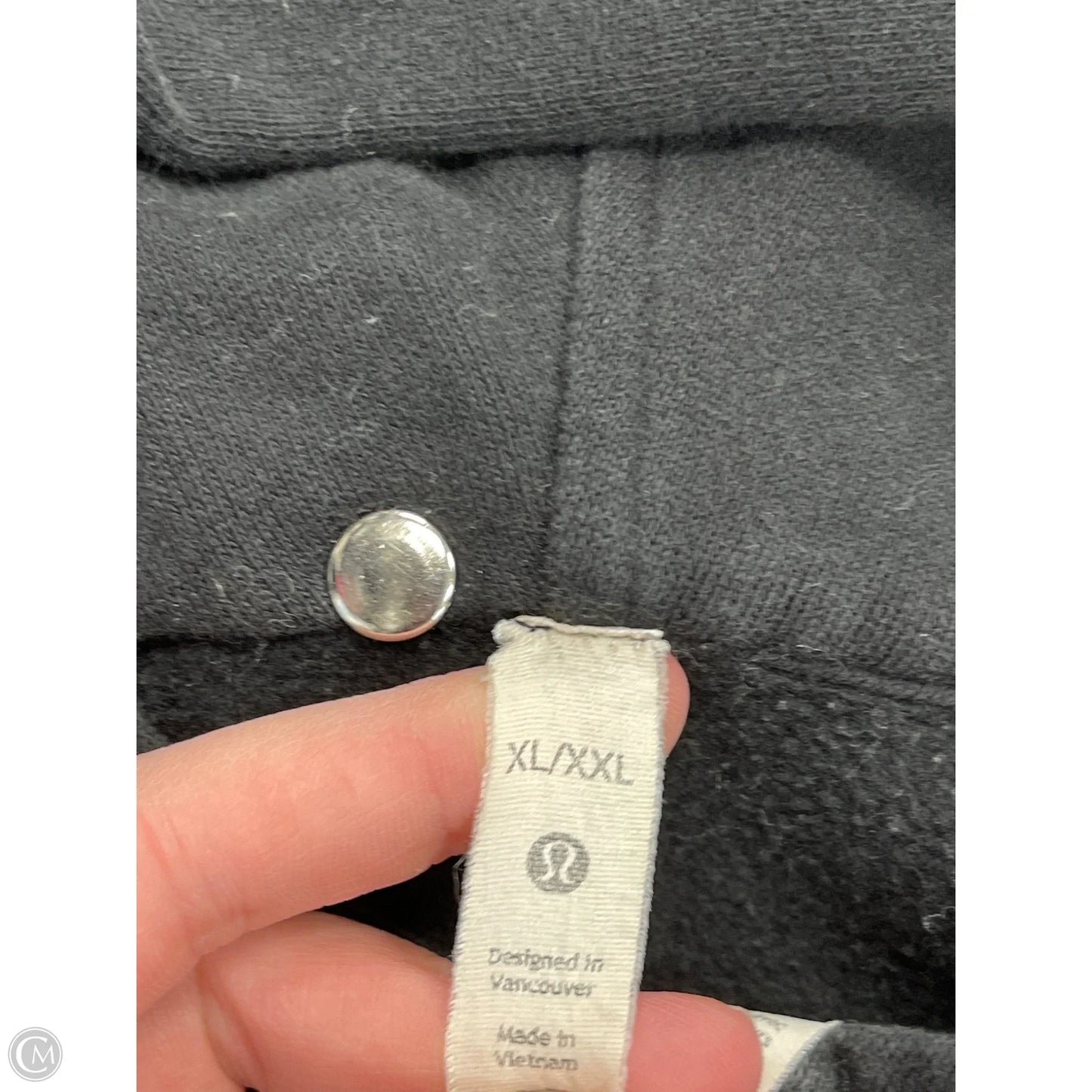 Athletic Sweatshirt Hoodie By Lululemon In Black, Size: Xl