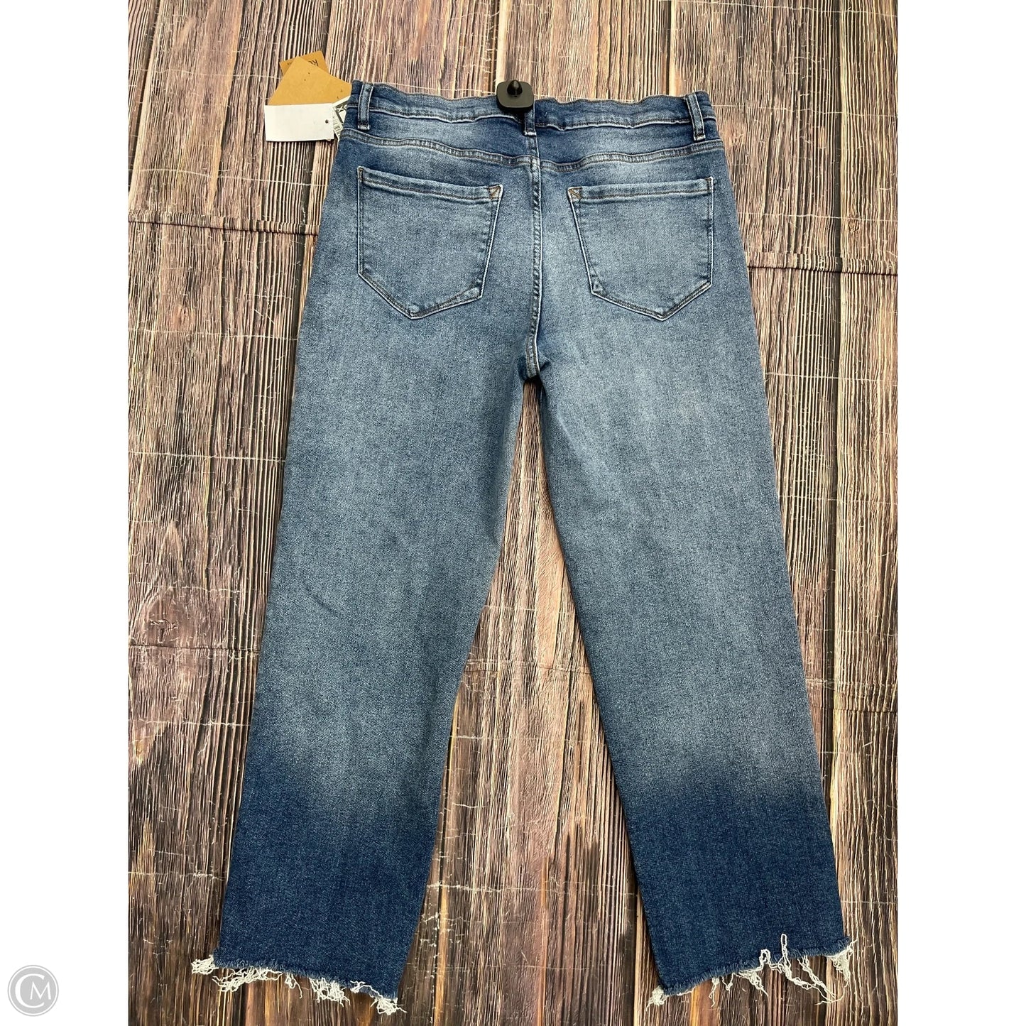 Jeans Straight By Kensie In Blue, Size: 12