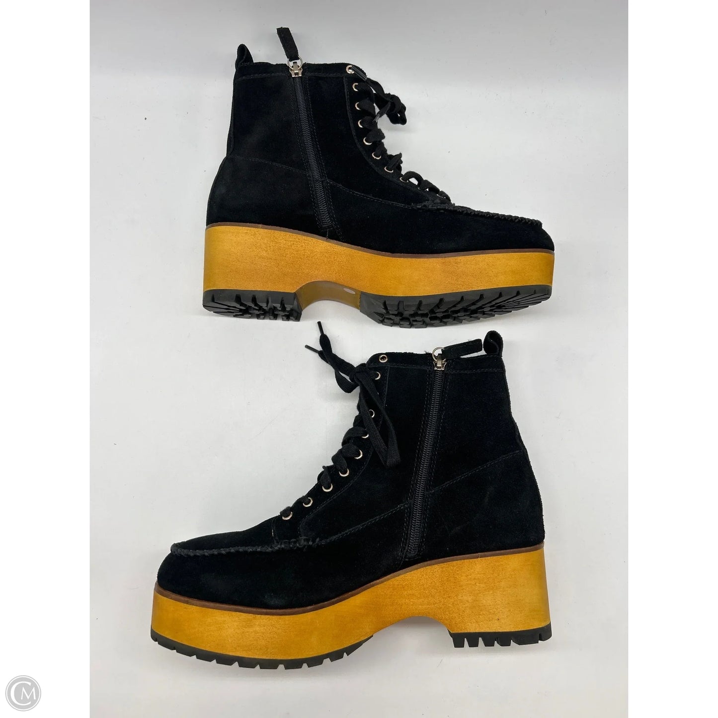 Boots Ankle Heels By Kelsi Dagger In Black, Size: 11