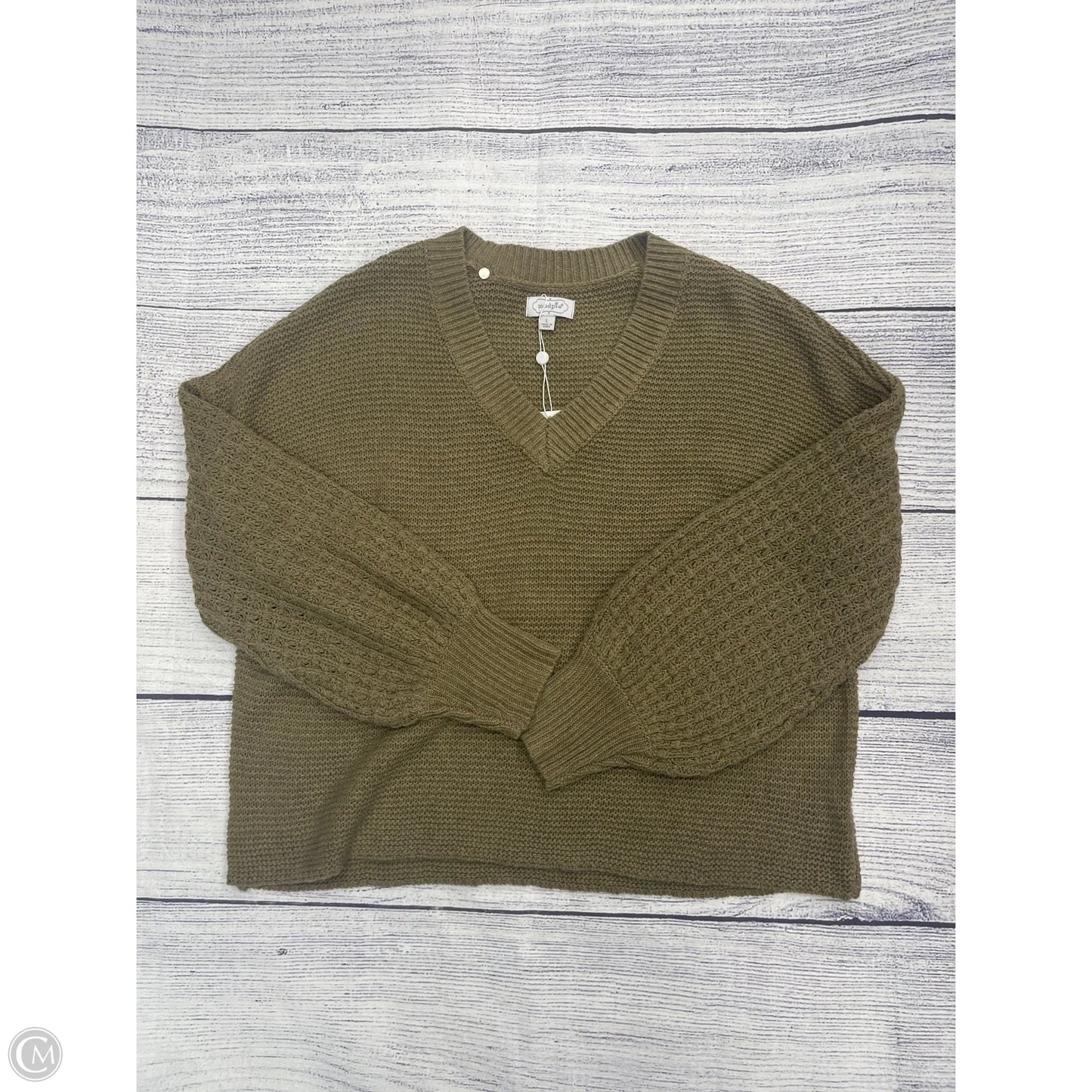Sweater By Mudpie In Brown, Size: L