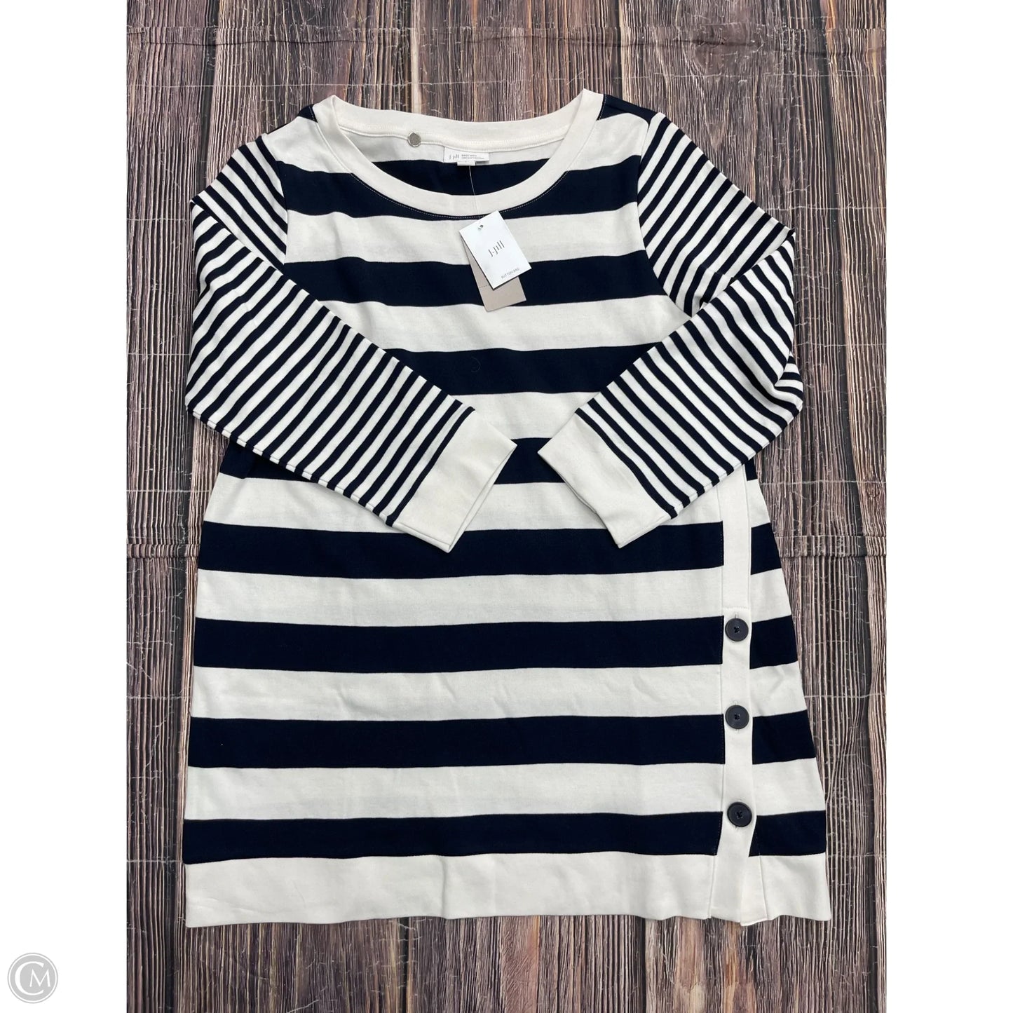 Top Long Sleeve By J. Jill In Blue, Size: S