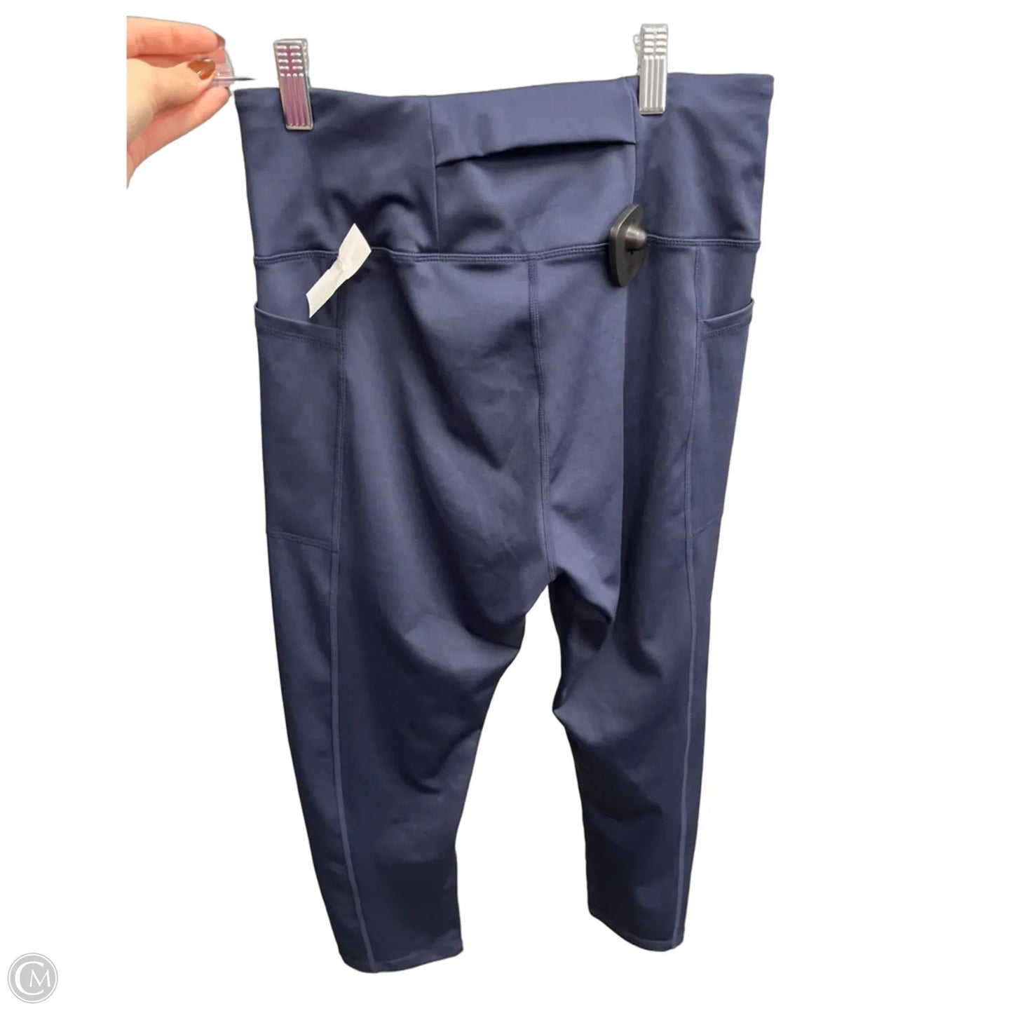 Athletic Leggings By Aeropostale In Blue, Size: L