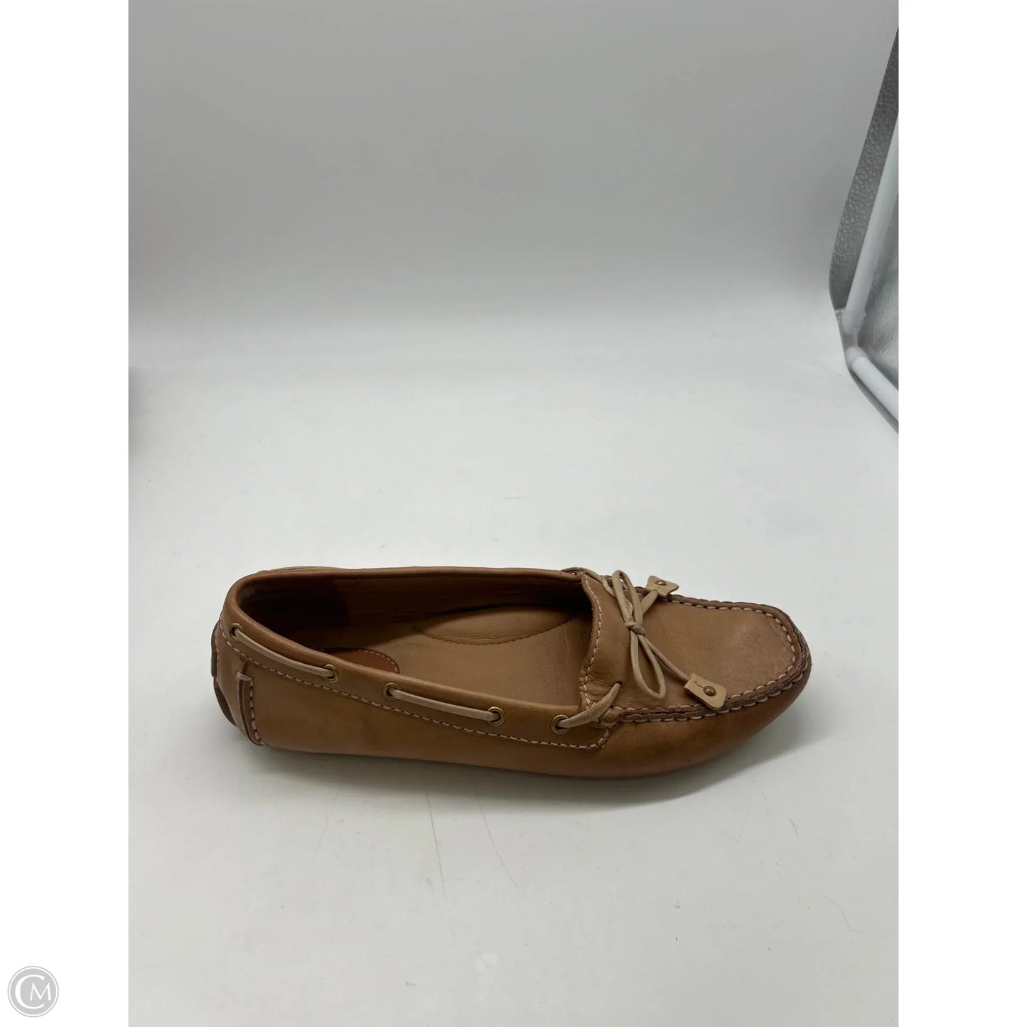 Shoes Flats By Clarks In Brown, Size: 6.5