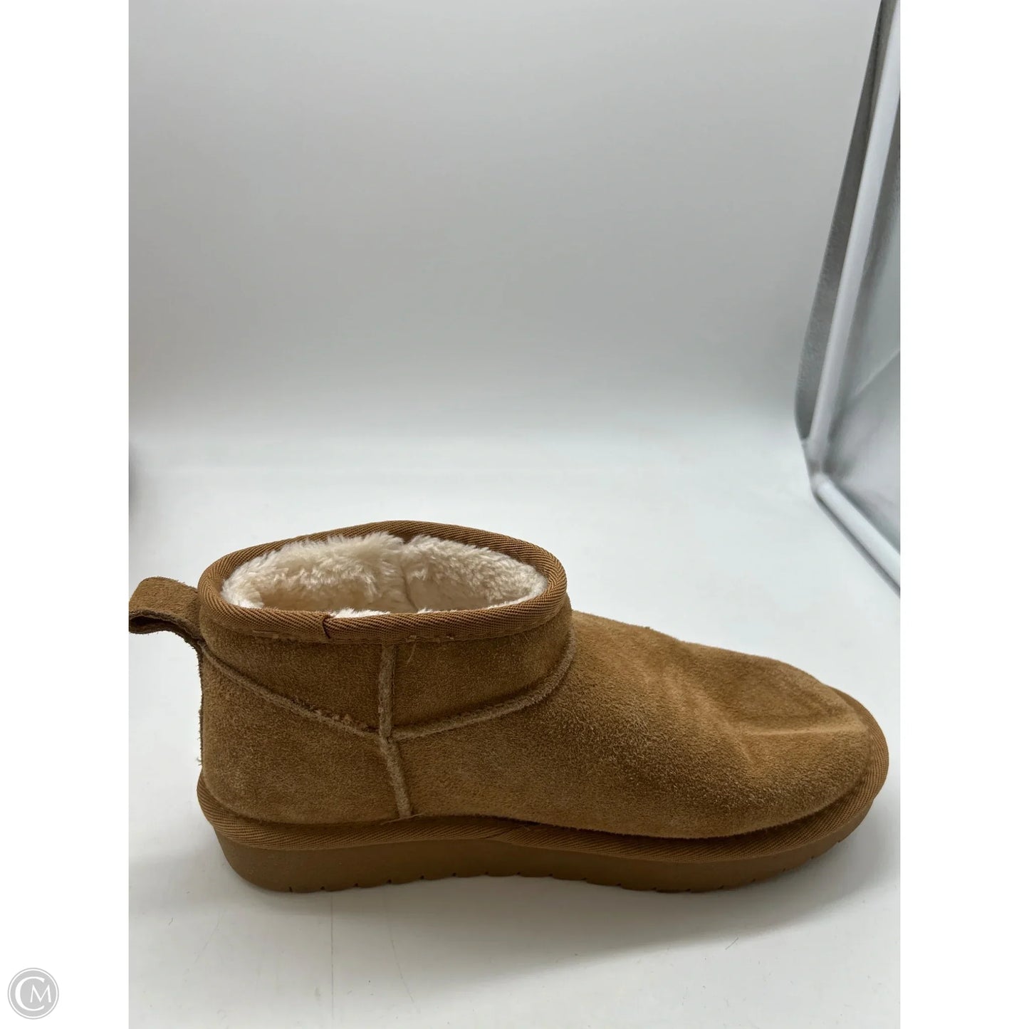 Boots Ankle Flats By Cushionaire In Brown, Size: 7.5