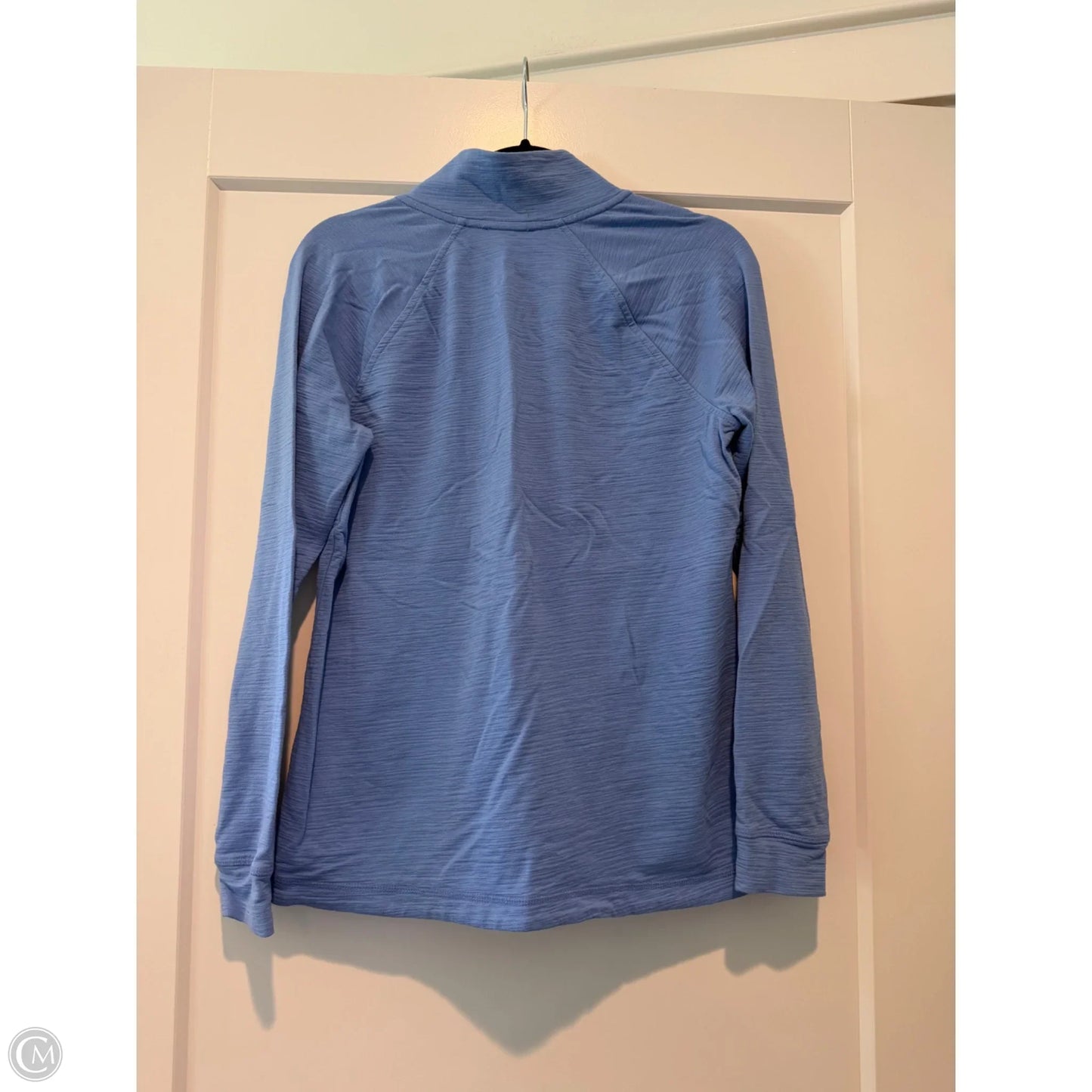 Athletic Top Long Sleeve Collar By Talbots In Blue, Size: S