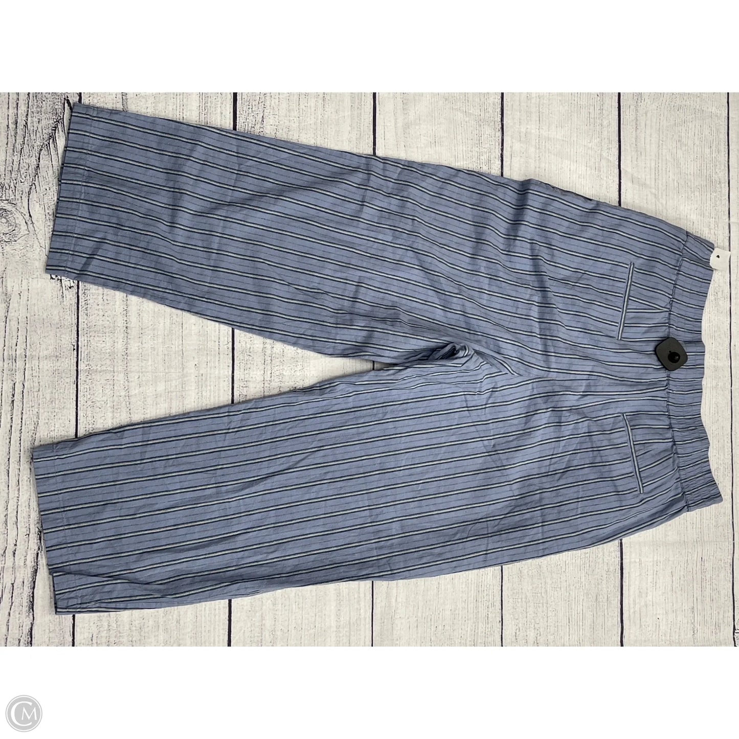Pants Linen By Urban Outfitters In Blue, Size: Xl