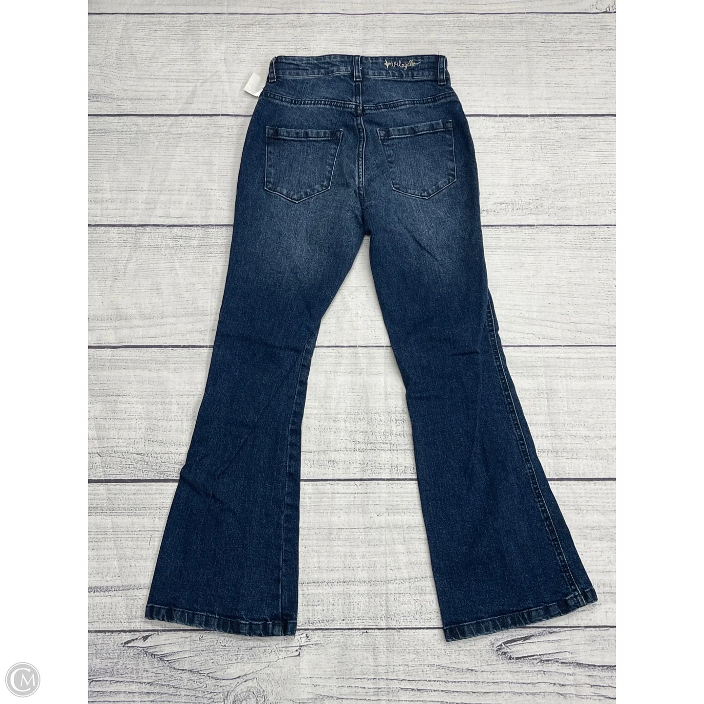 Jeans Flared By Clothes Mentor In Blue, Size: 0